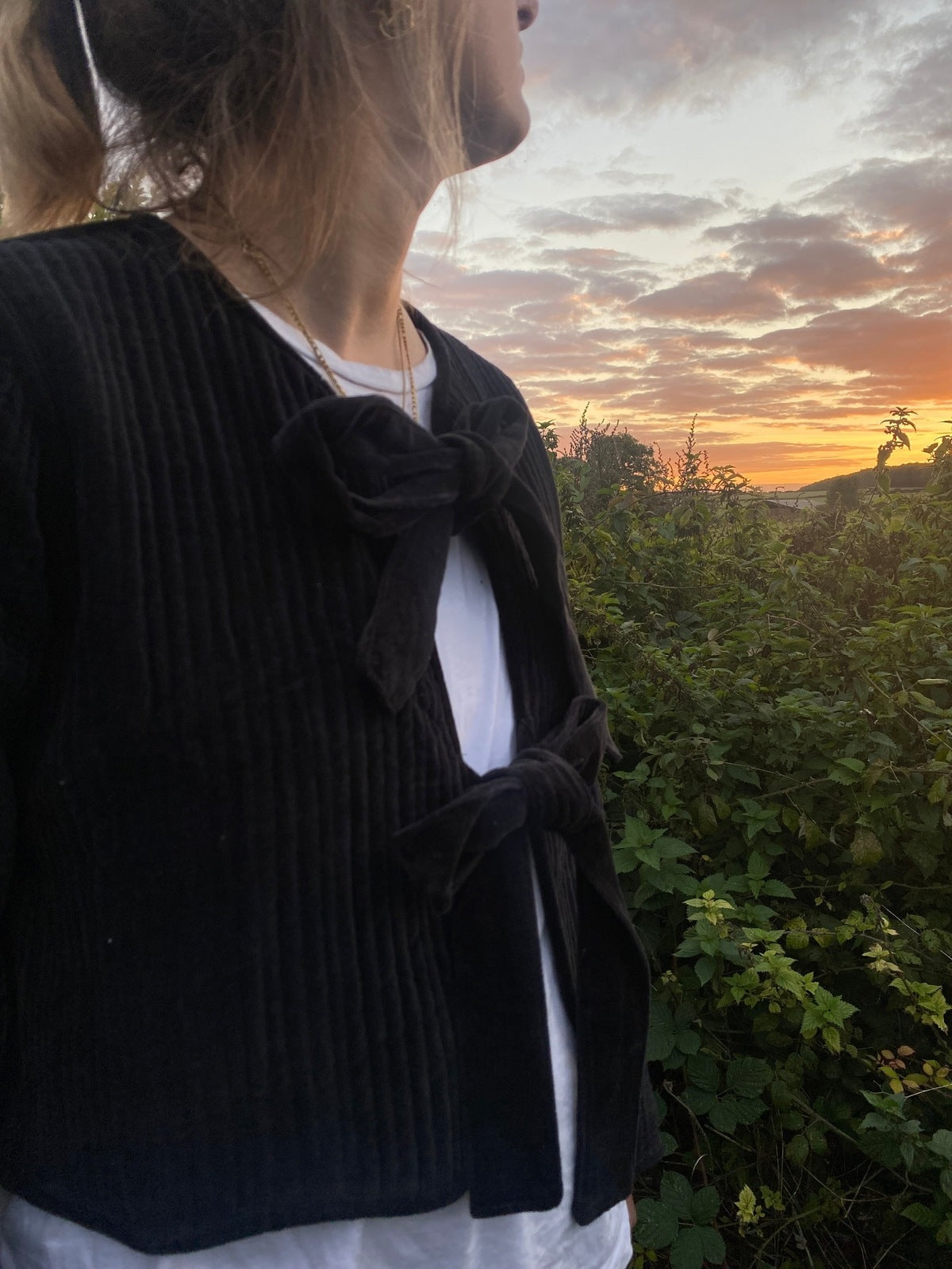 Reversible Jacket - Leopard/Black Velvet