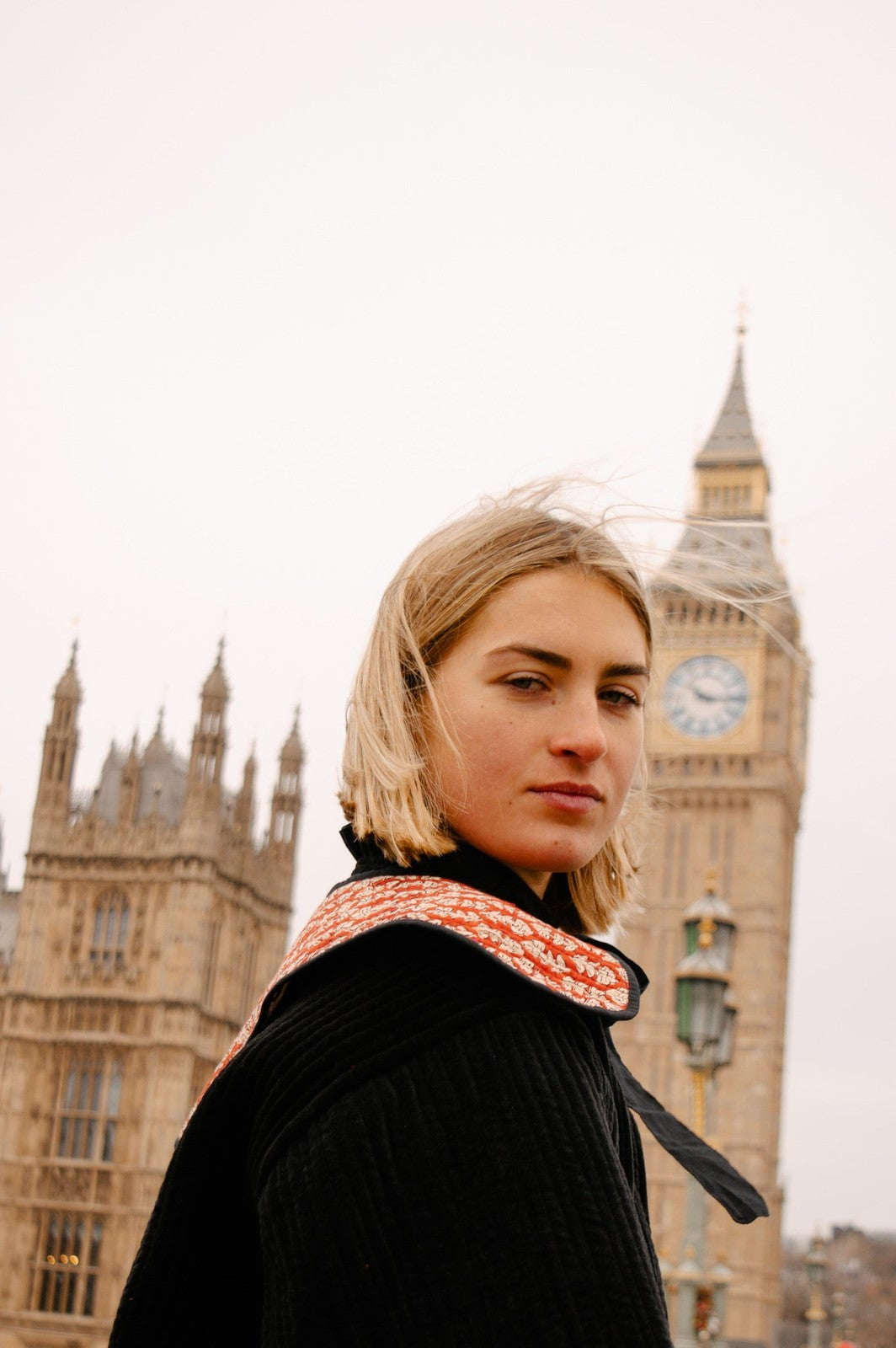 Reversible Red/Star Sailor Collar