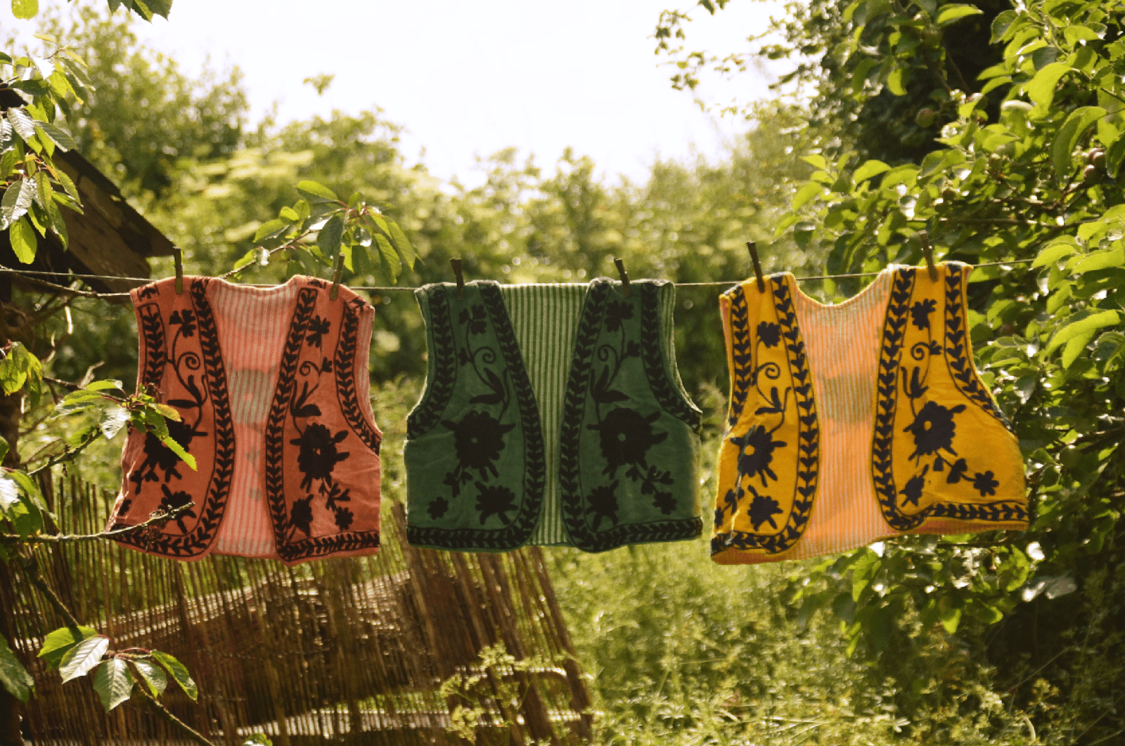 Reversible Cropped Waistcoat - Green