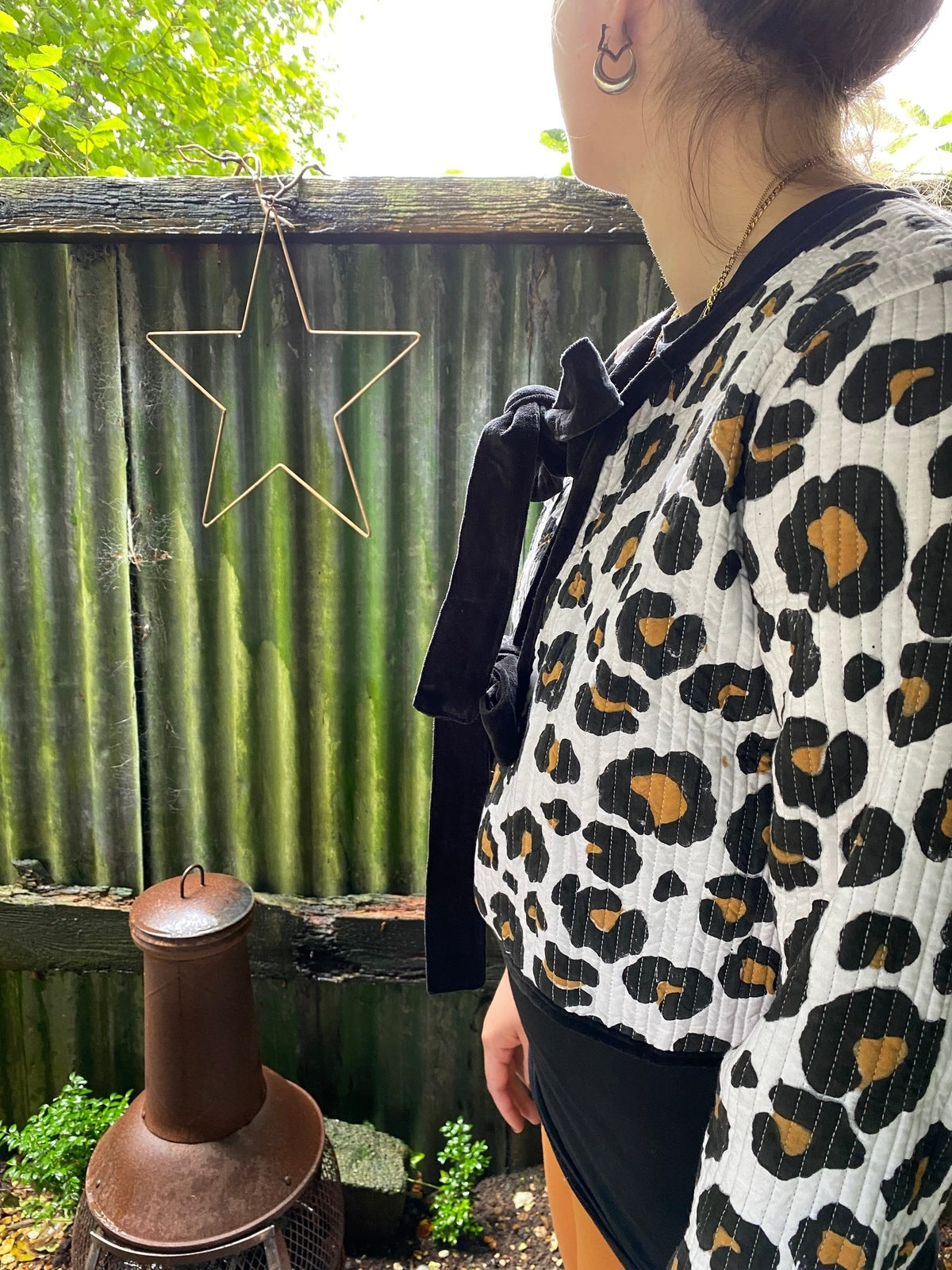 Reversible Jacket - Leopard/Black Velvet