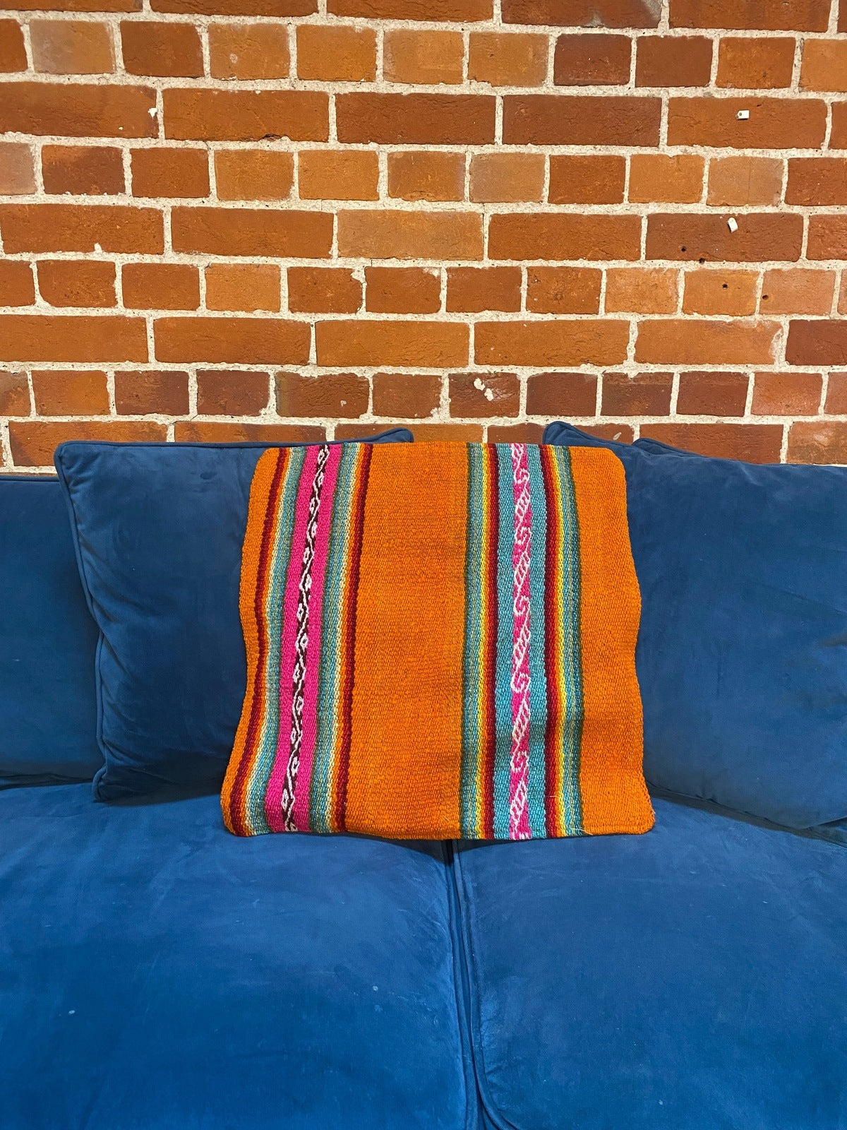Peruvian Frazada Cushion Cover 17