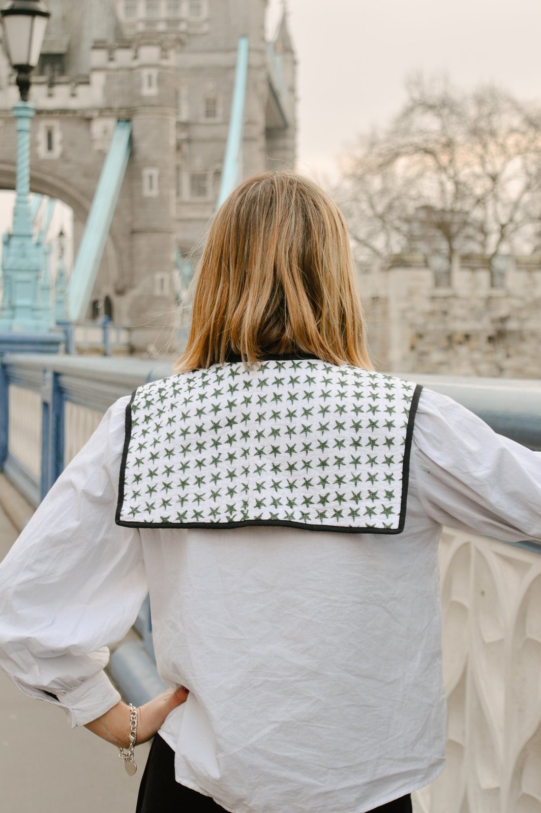 Reversible Red/Star Sailor Collar