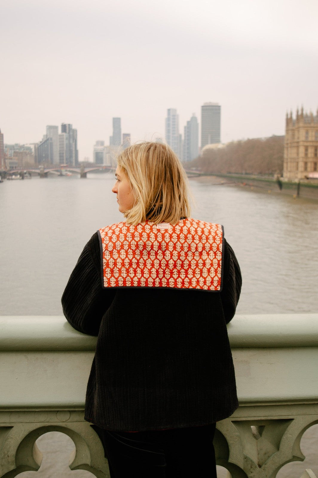 Reversible Red/Star Sailor Collar