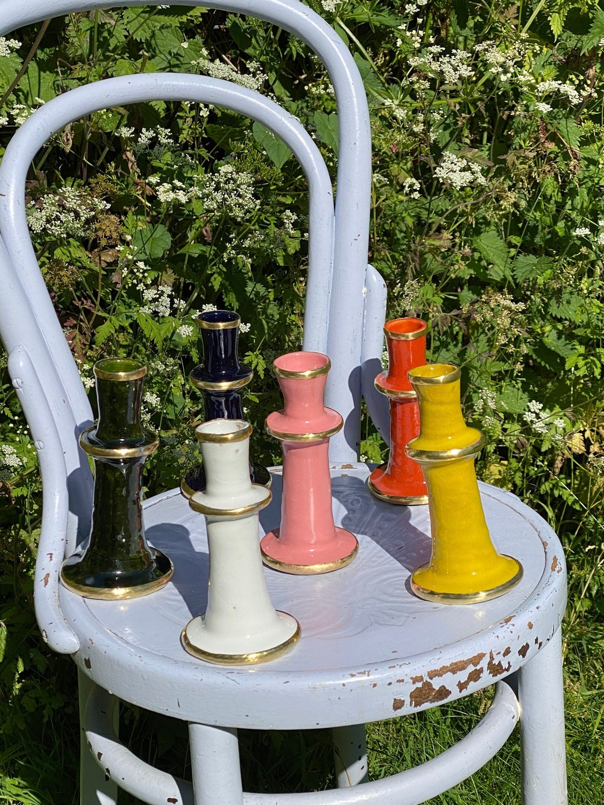 Moroccan Candle Stick Holders - Pink
