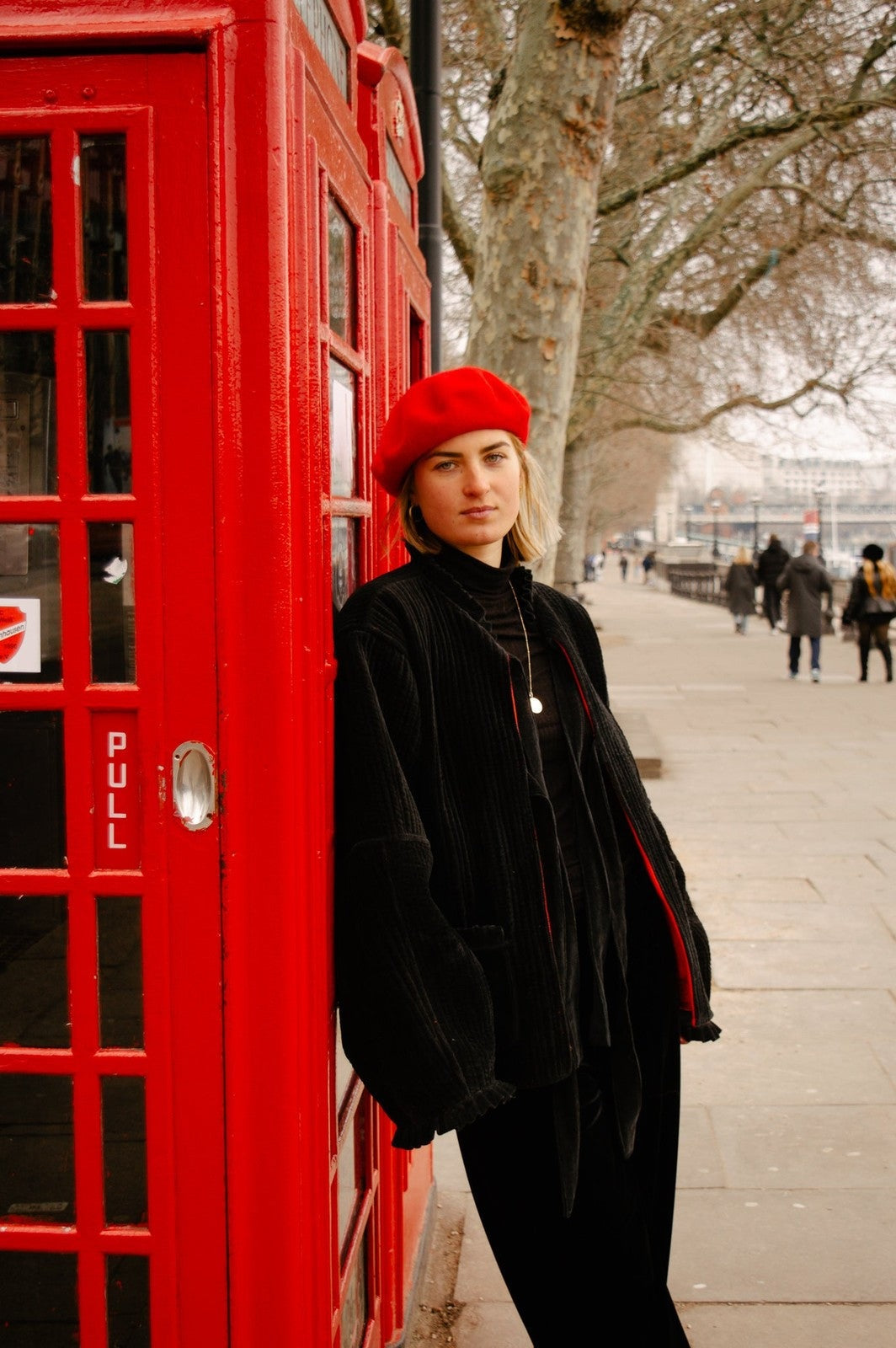 Reversible Jacket - Red/Black Velvet