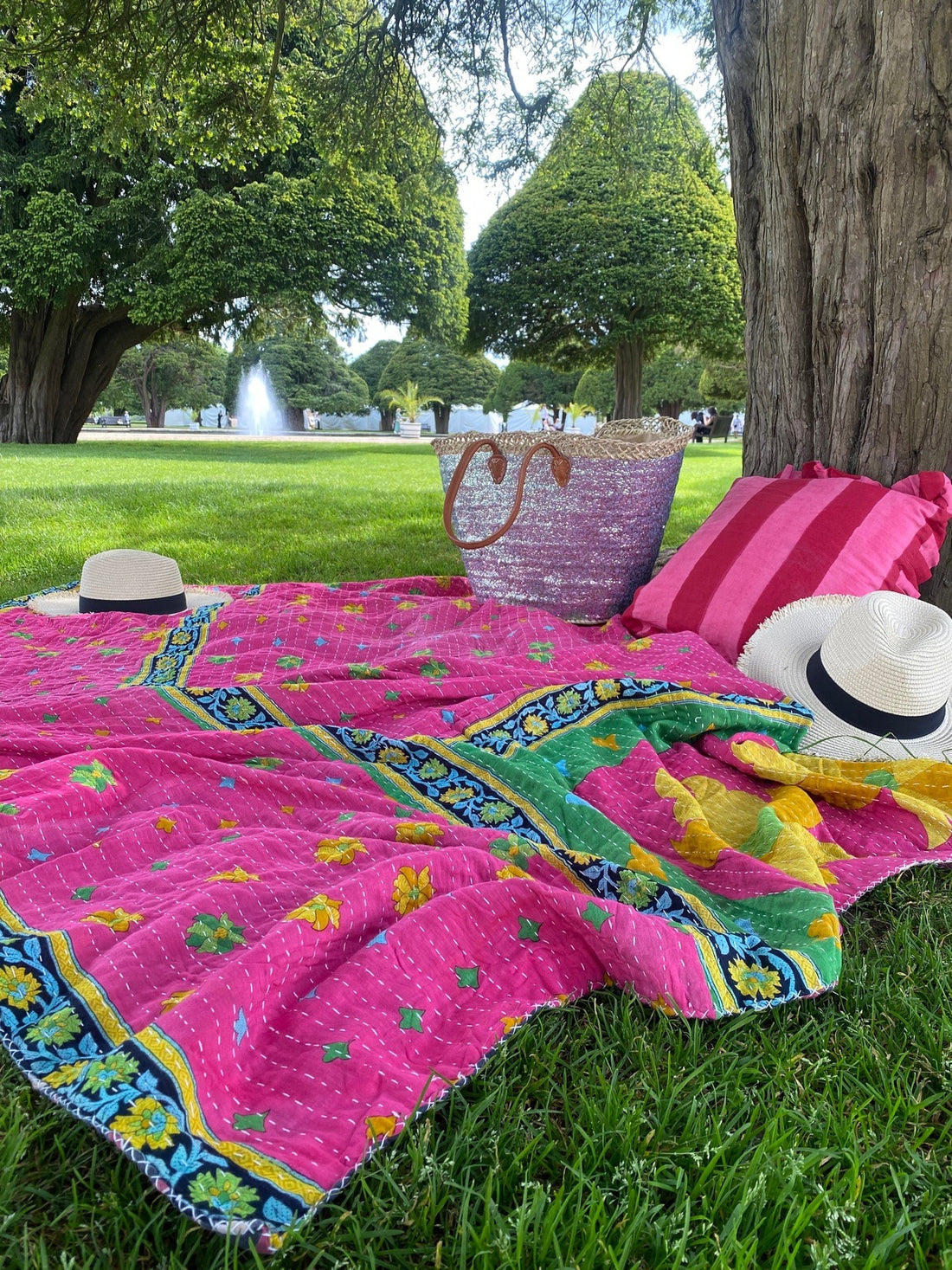 Vintage Kanthas - made from recycled saris