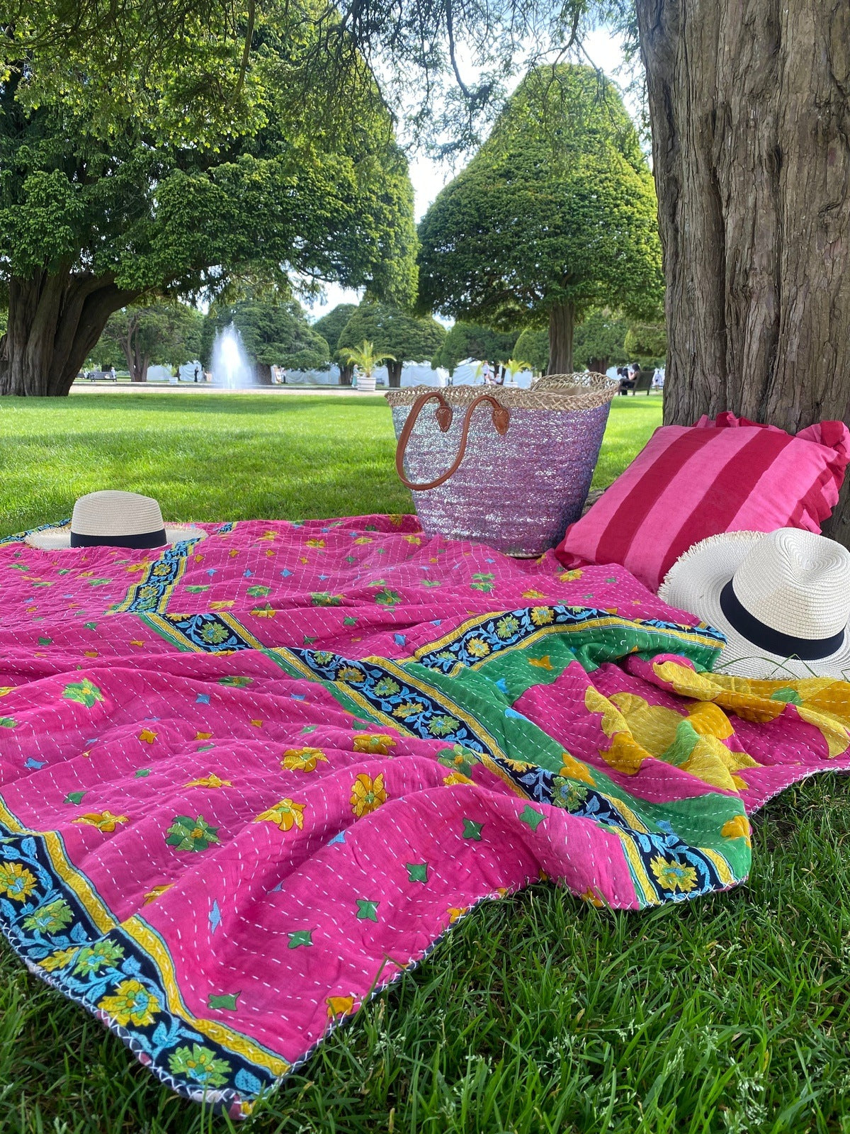 Vintage Kanthas - made from recycled saris