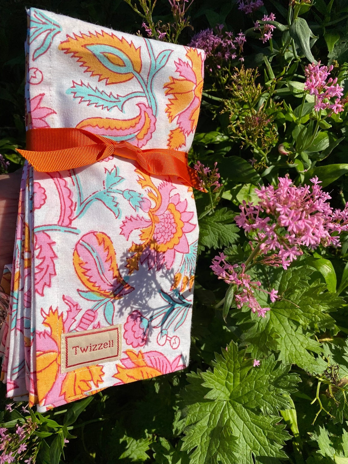 Seconds Indian Block Print Napkins Set of 4 - Bright