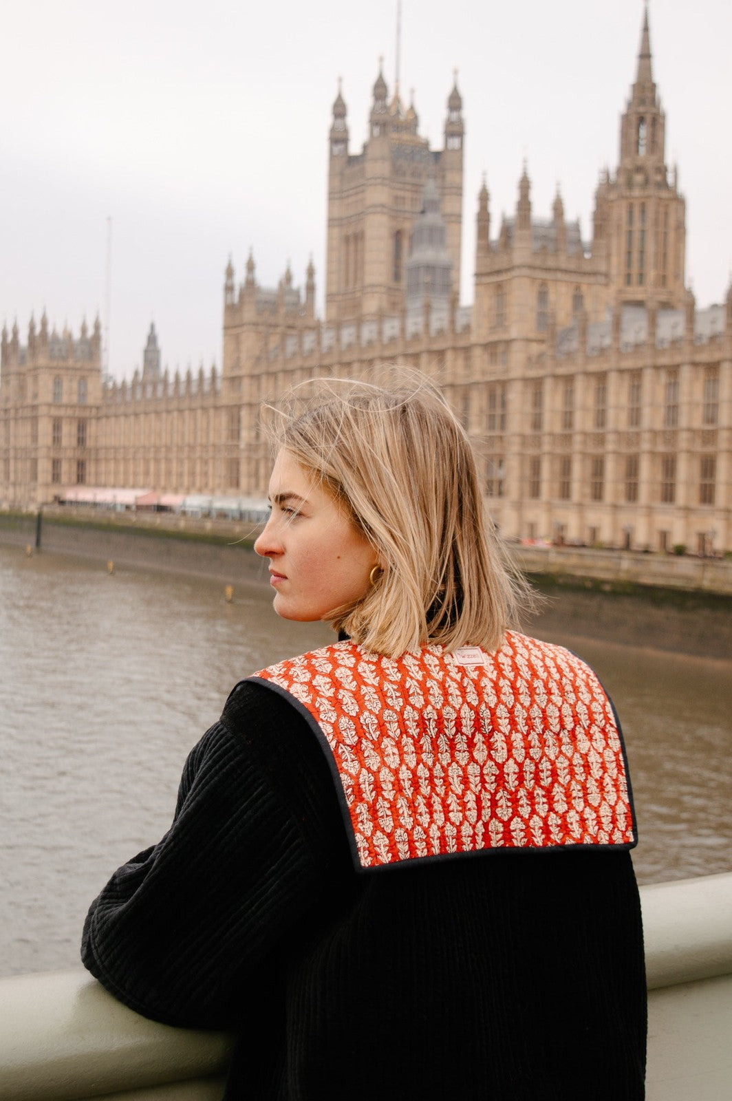 Reversible Red/Star Sailor Collar