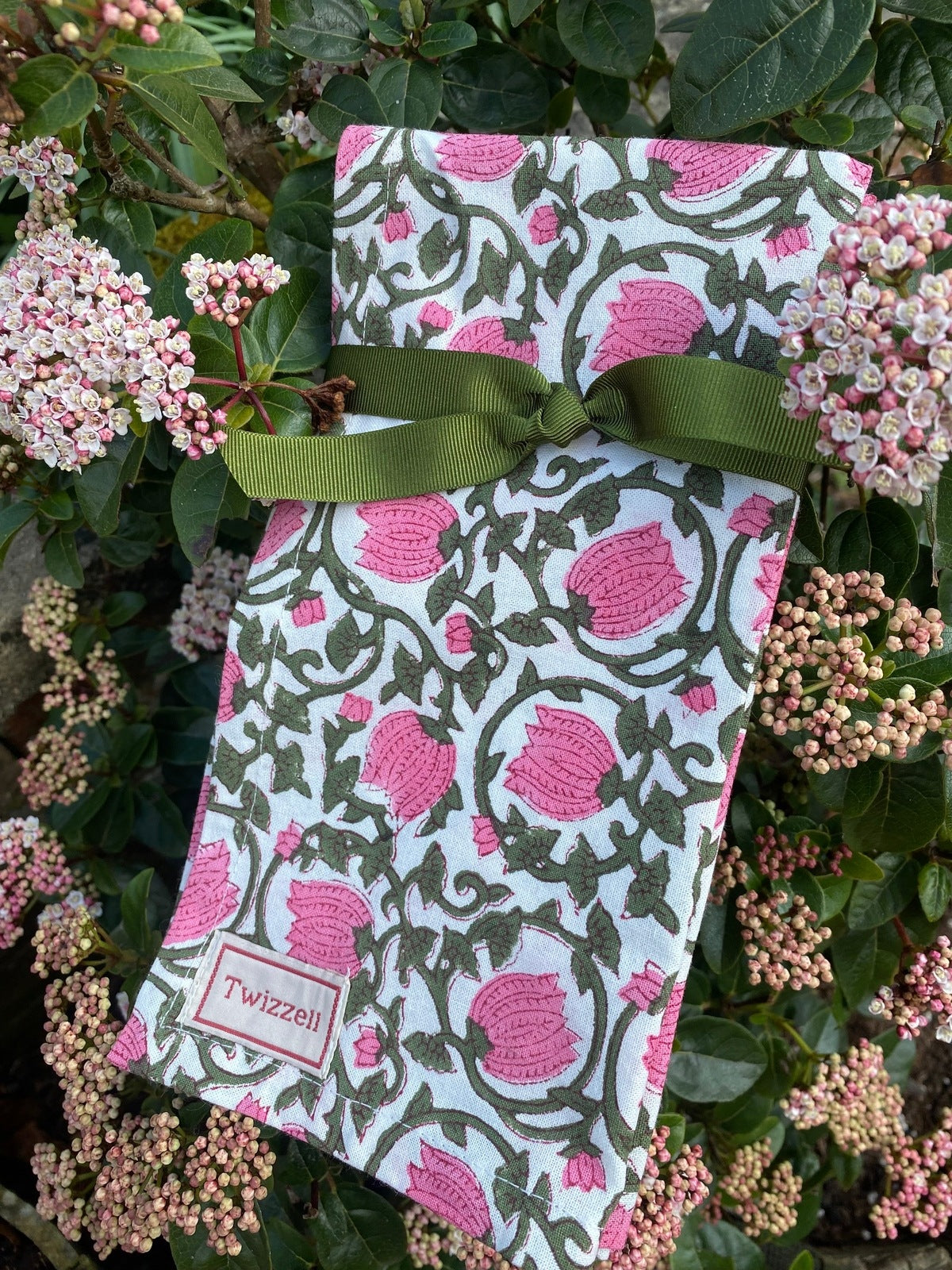 Pink Zucchini Napkin x 4