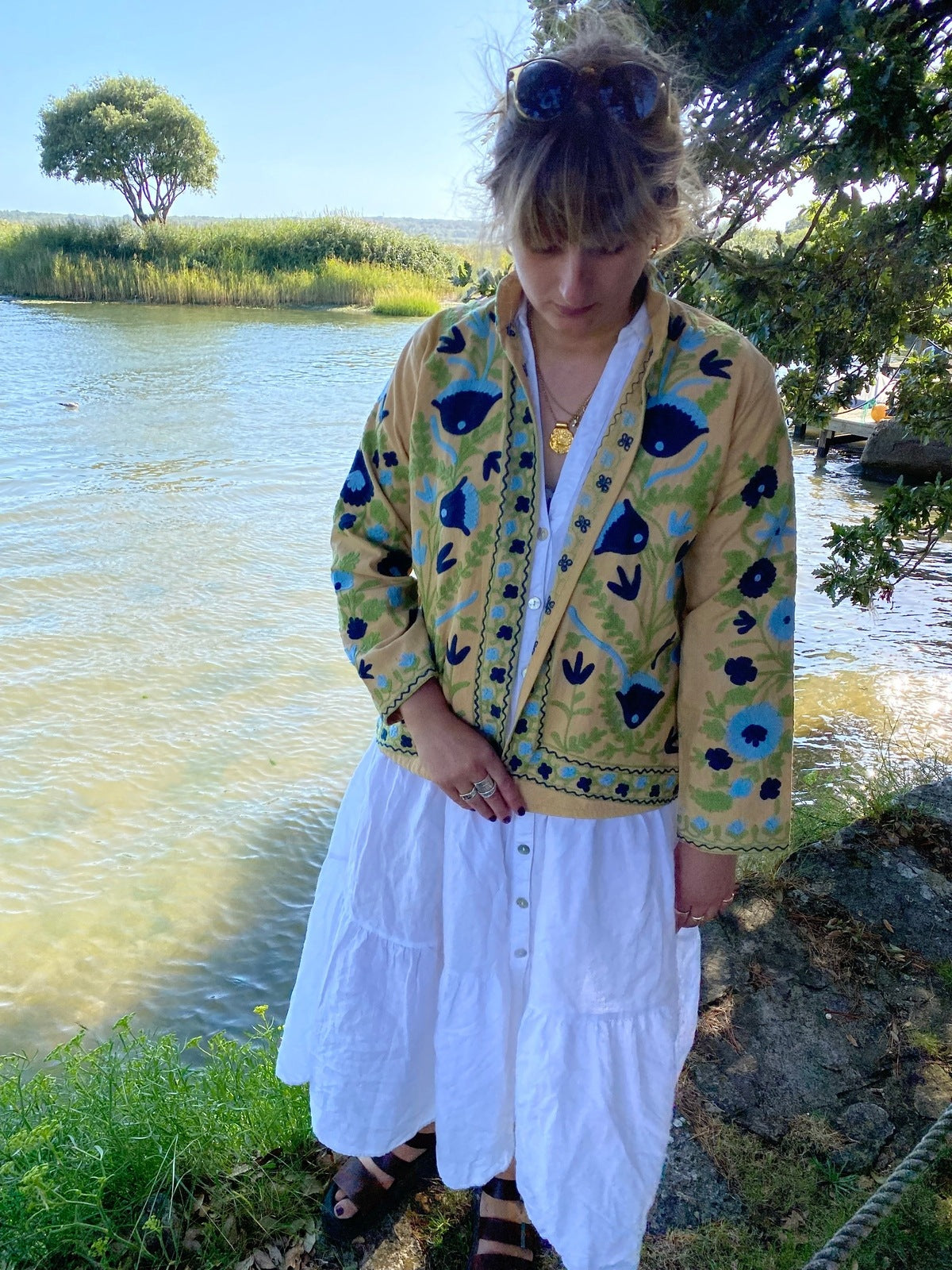 Suzani Jacket - Cream