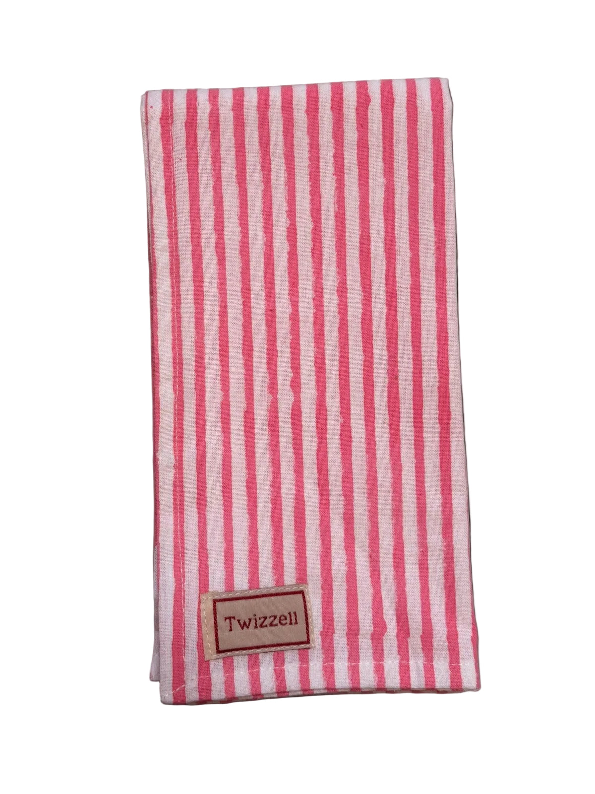 Pink & White Pinstripe Napkin x 4
