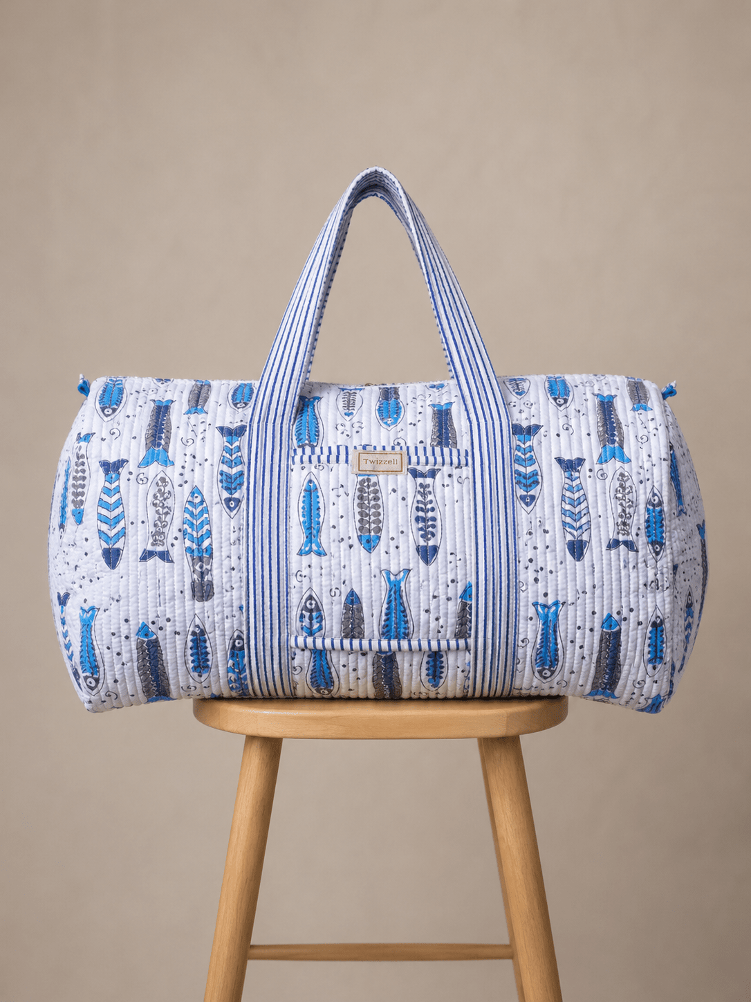 Weekend Bag - Blue Fish Spritz