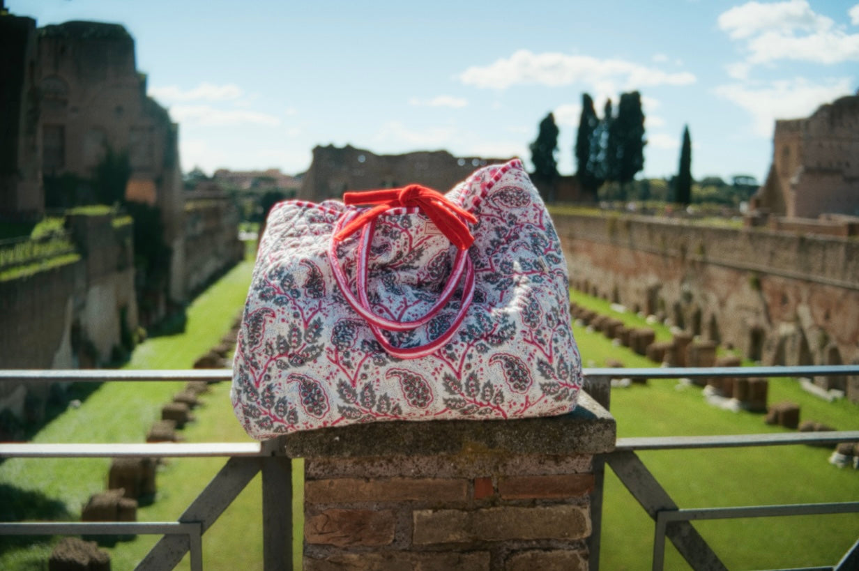 Roma Reversible Basket Bag