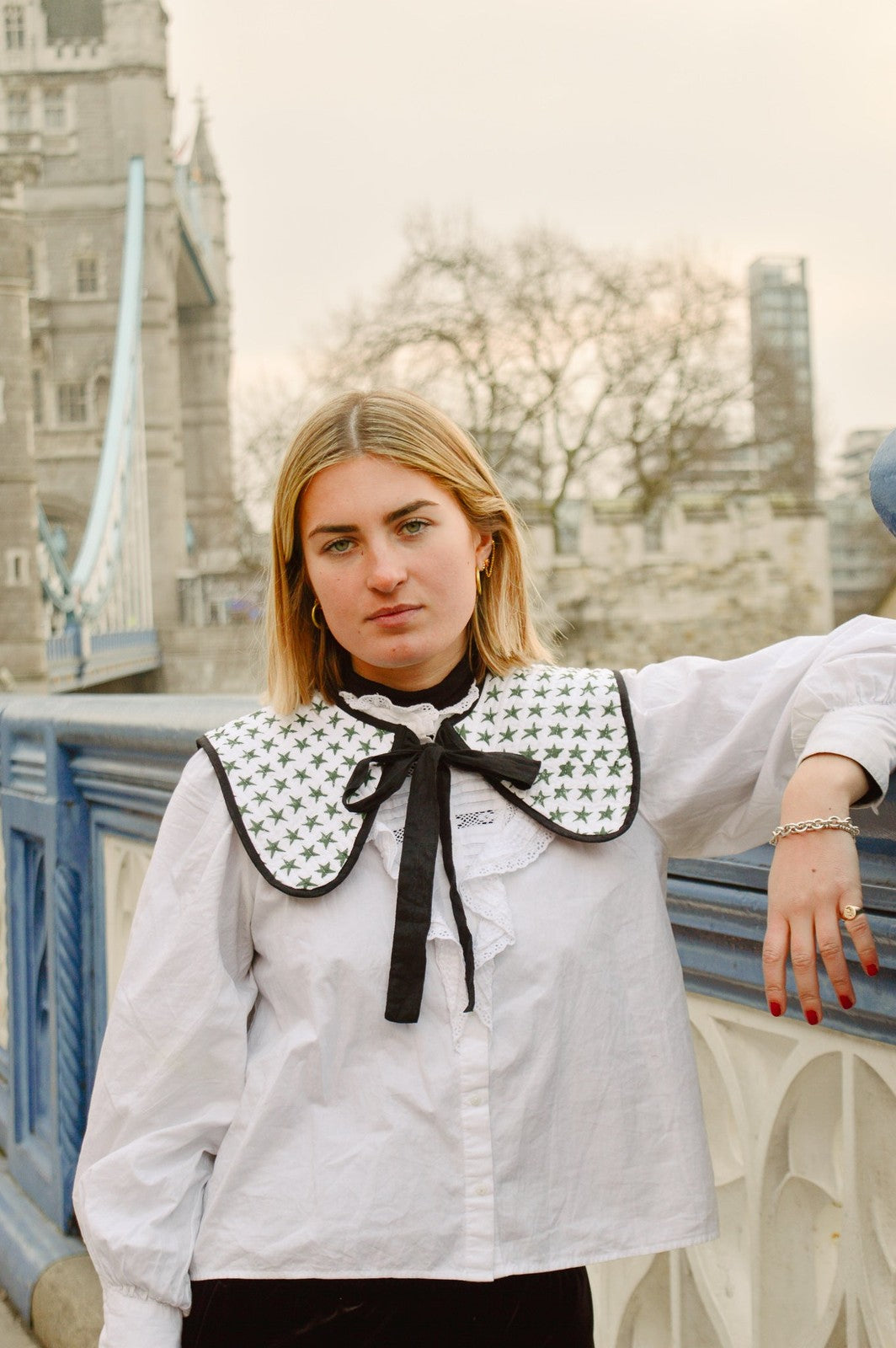 Reversible Red/Star Sailor Collar