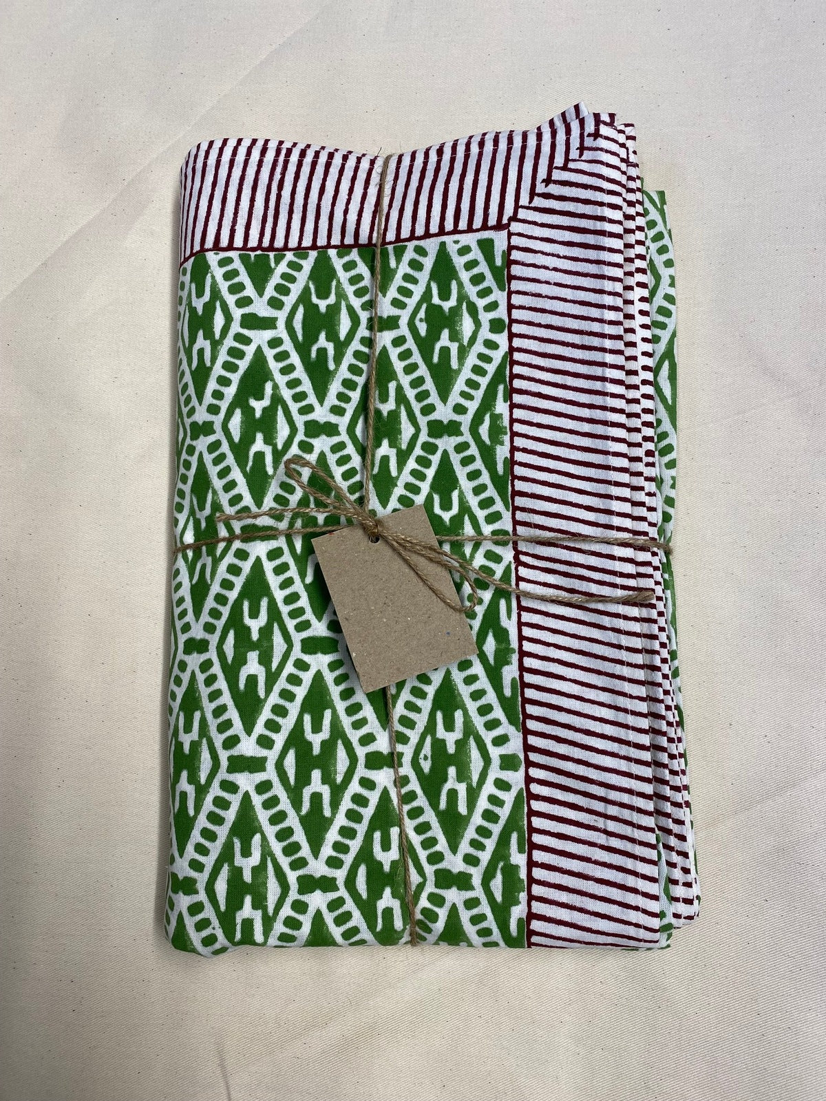 Green Ladder Tablecloth