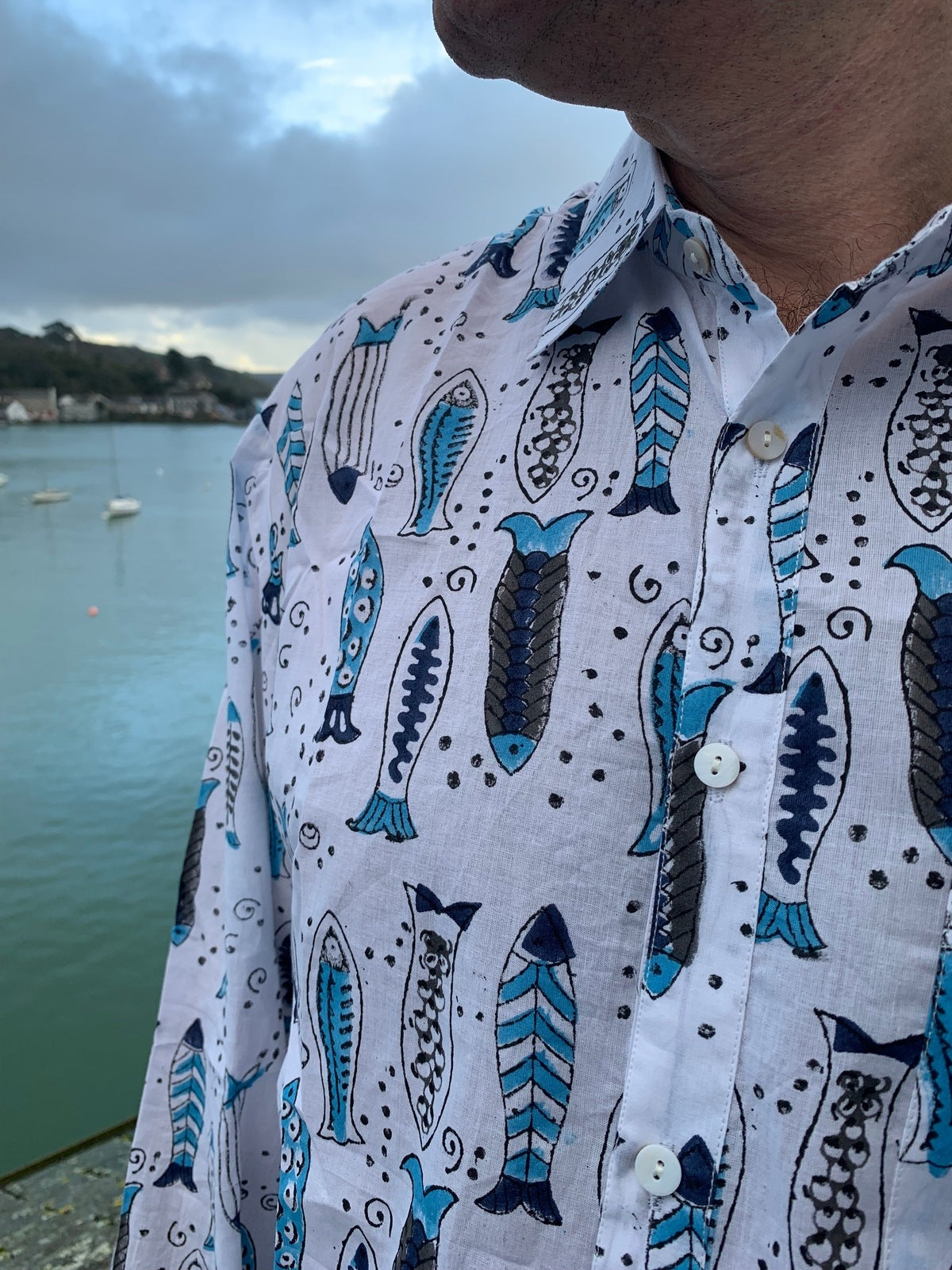 Blue Fish Spritz Shirt
