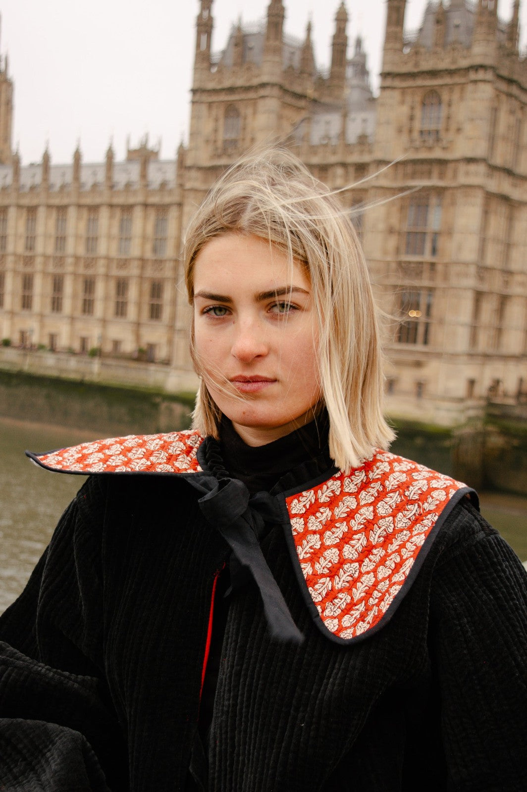 Reversible Red/Star Sailor Collar