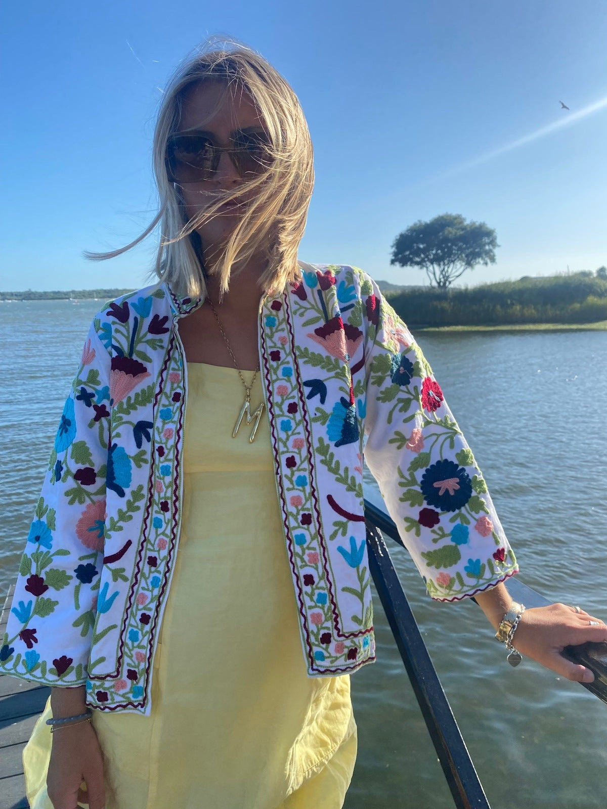 Suzani Jacket - White