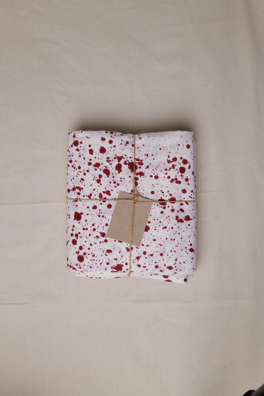 Red Splatter Tablecloth