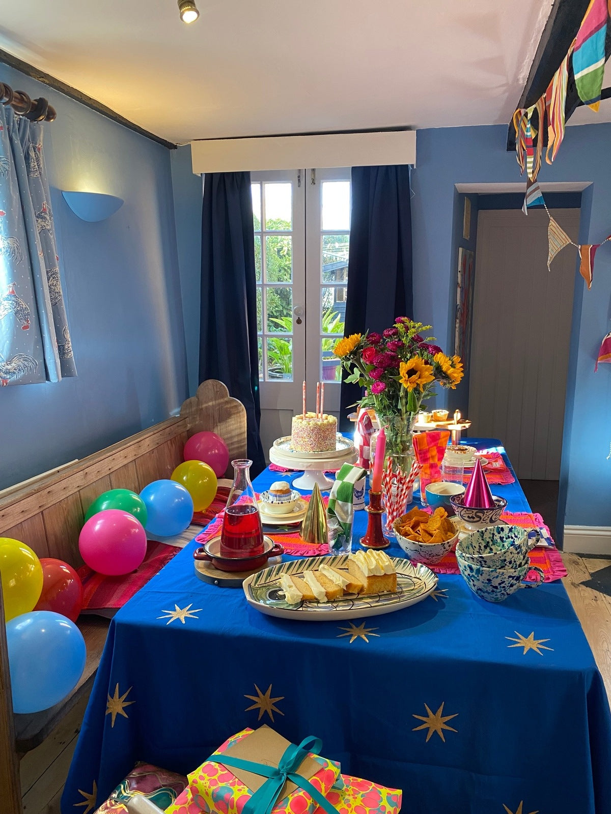 Blue Star Tablecloth