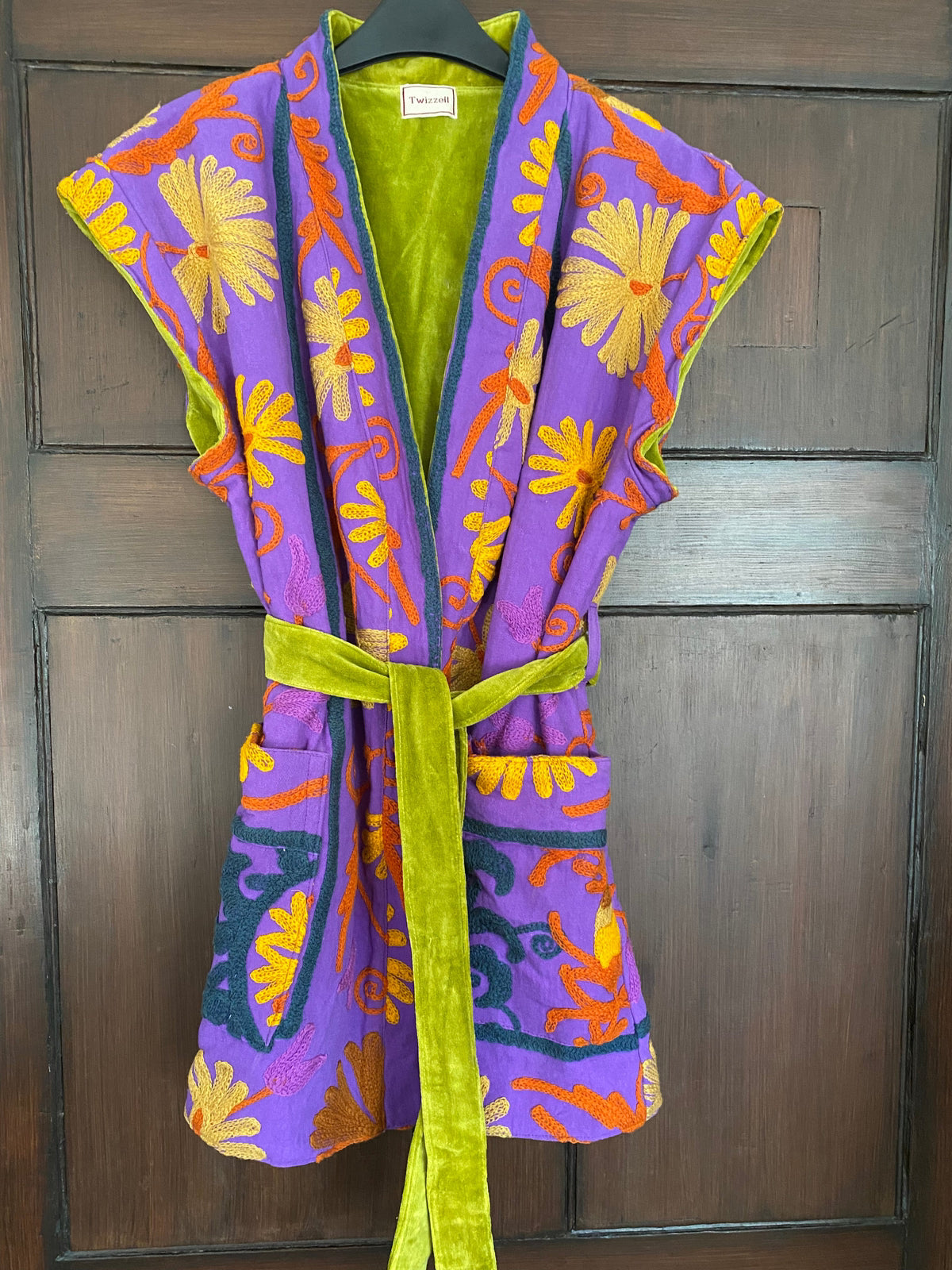 Reversible Suzani Waistcoat- No.9