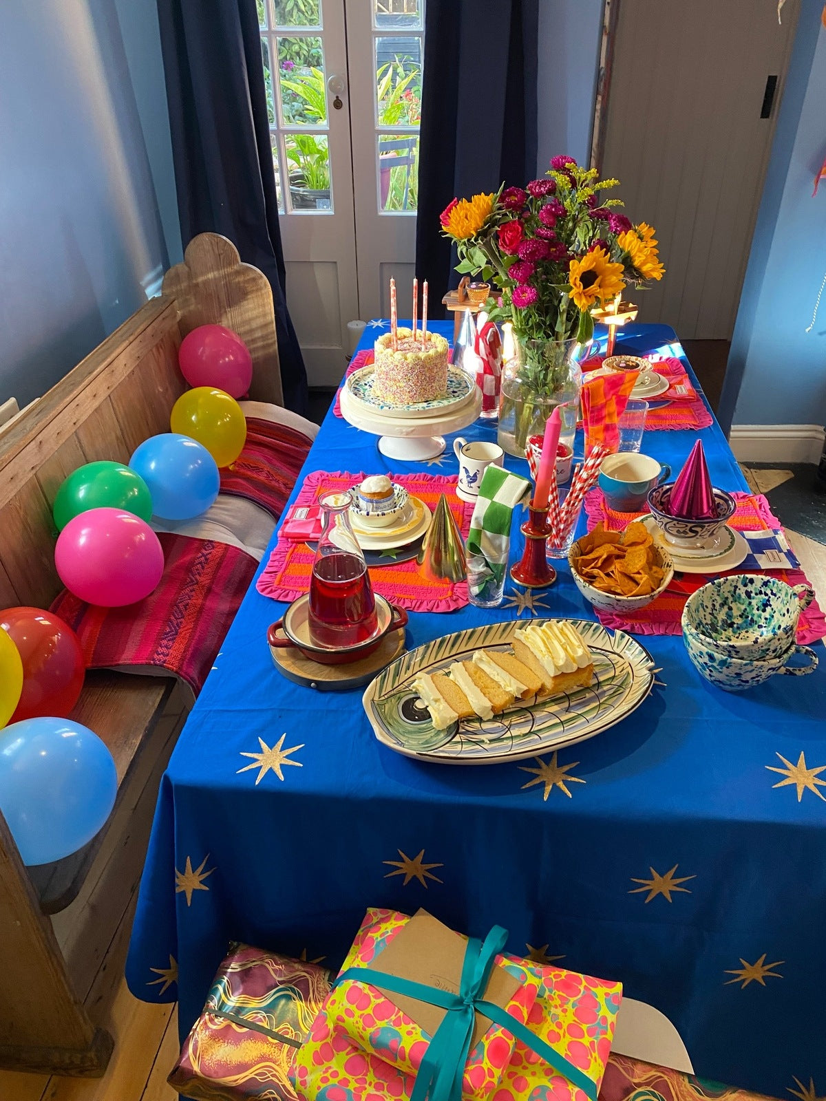 Blue Star Tablecloth