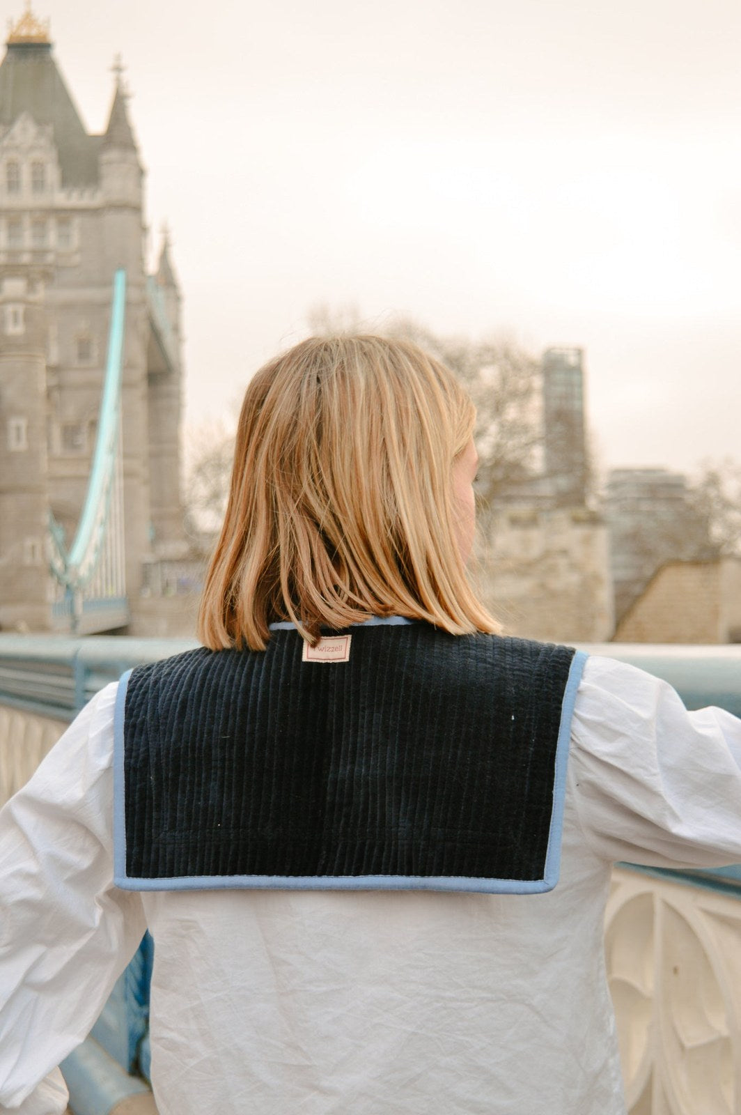 Reversible Velvet Sailor Collar