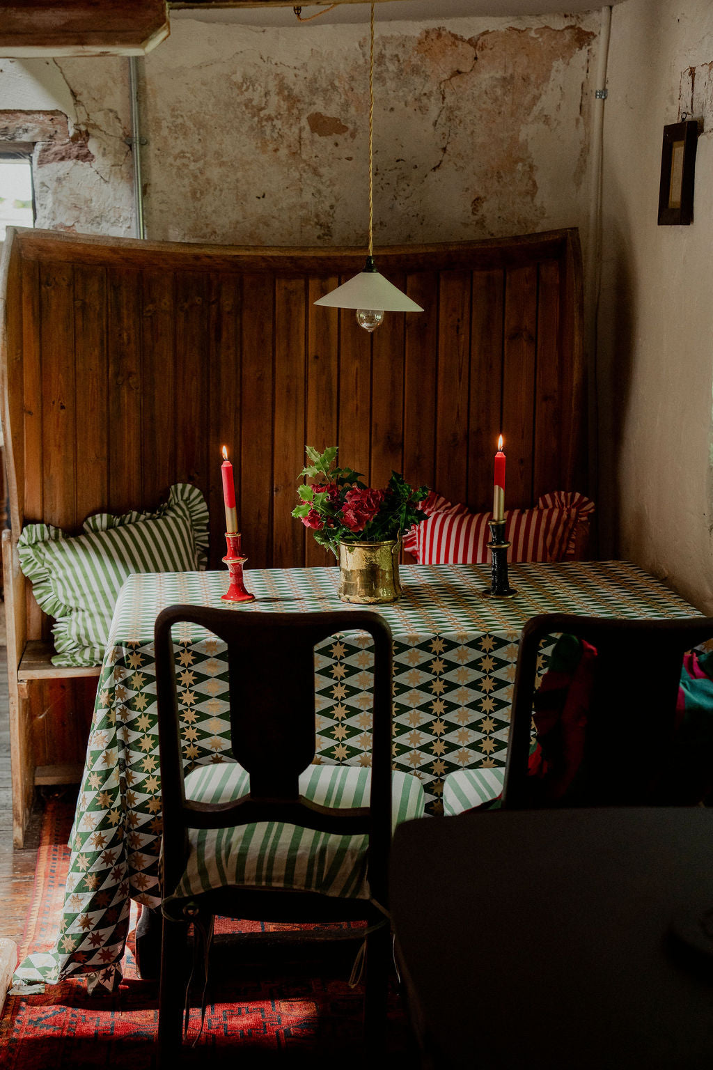 Khaki Seville Star Tablecloth