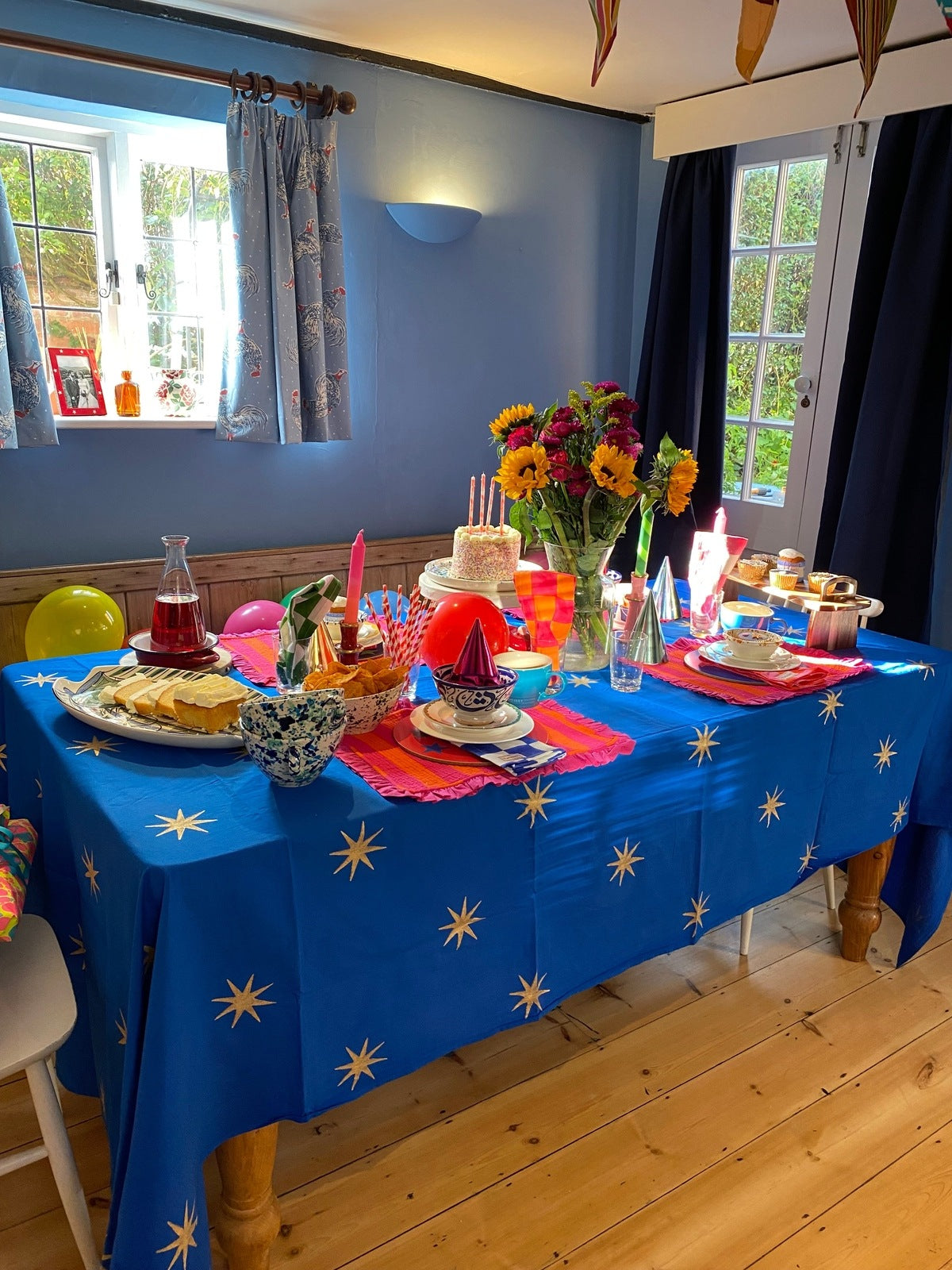 Blue Star Tablecloth