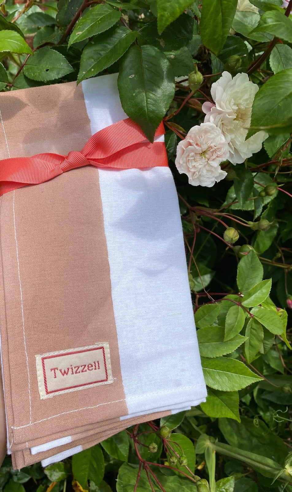 Beige Stripe Napkin x 4