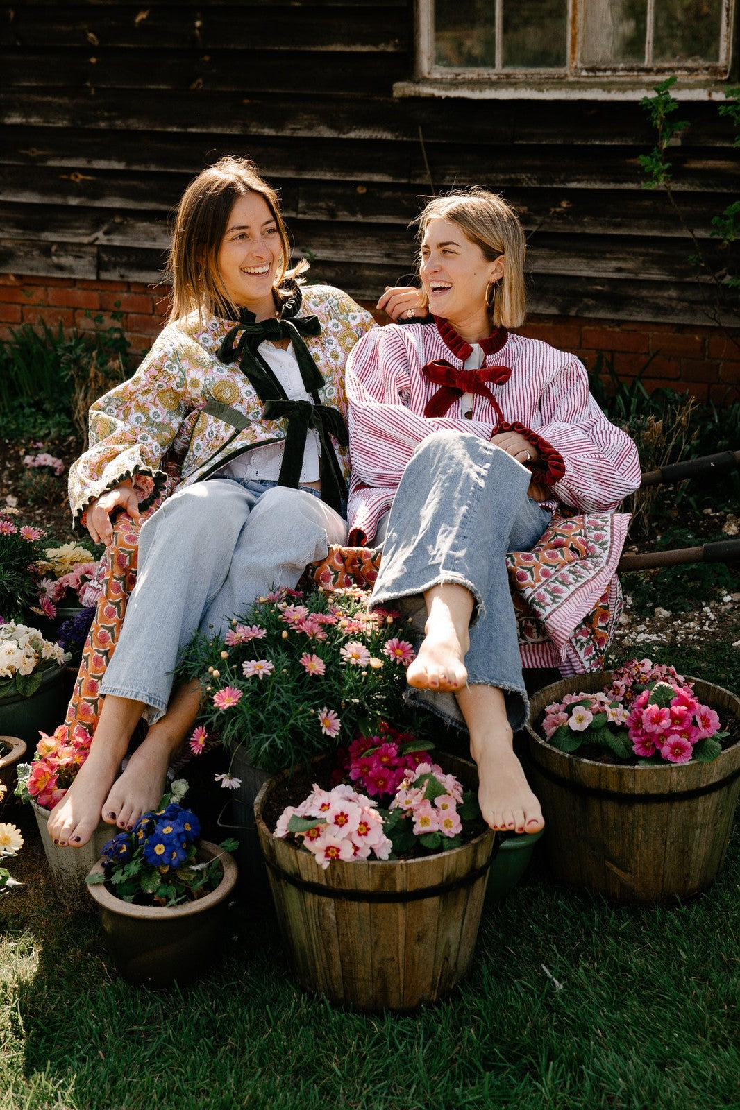 Reversible Jacket - Green and Pink Star