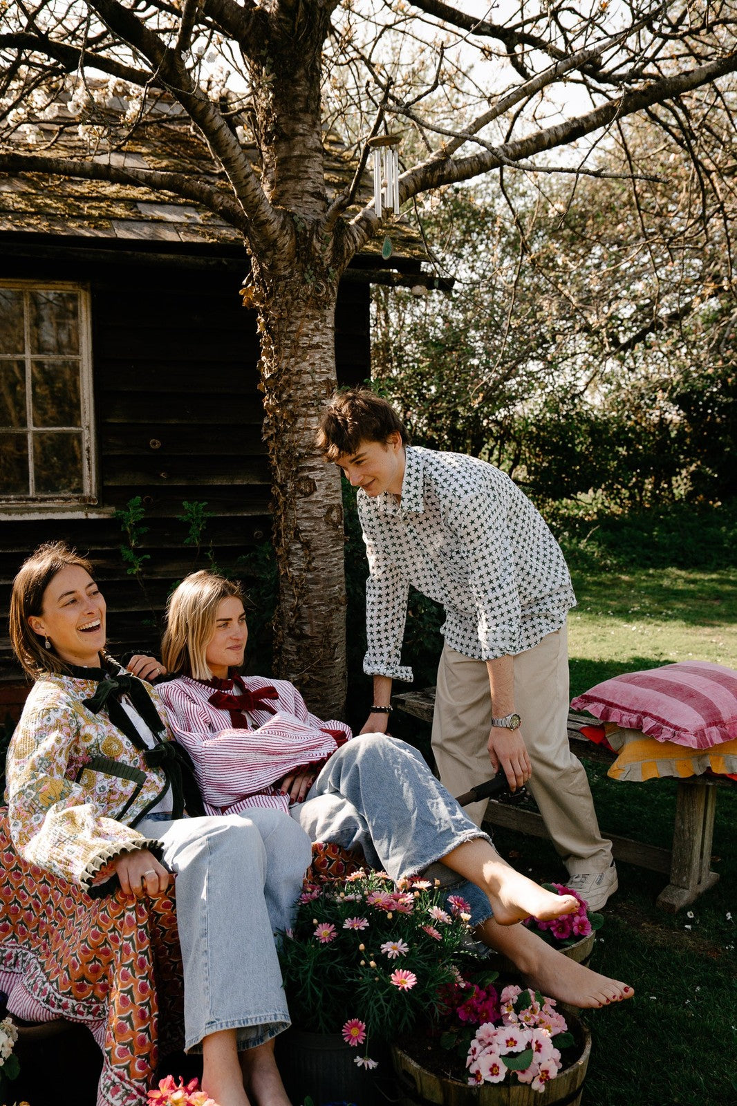 Reversible Jacket - Green and Pink Star