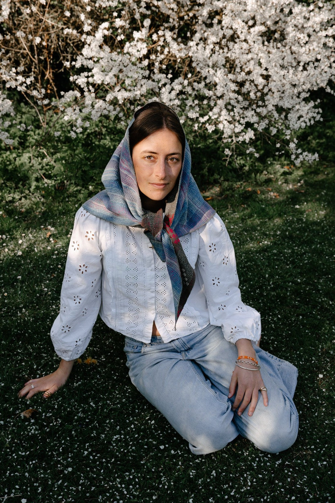 Kantha Scarf