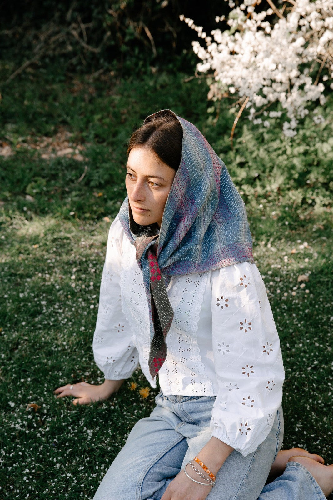 Kantha Scarf