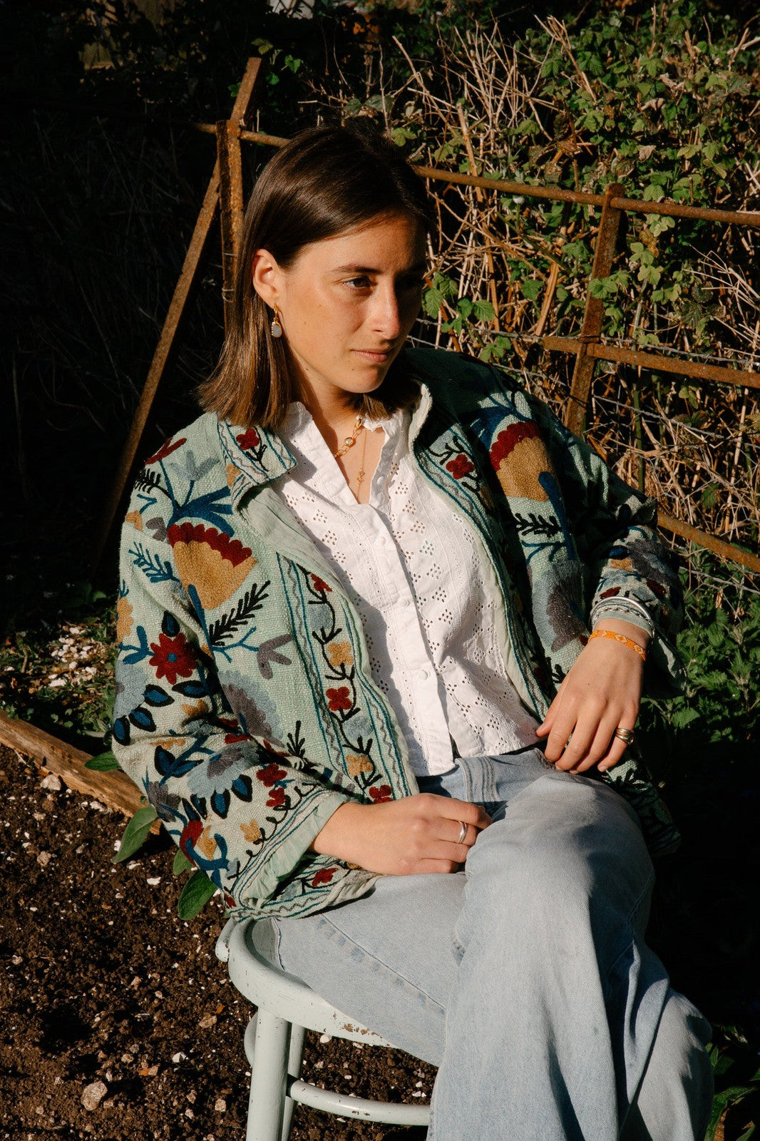 Suzani Jacket - Green