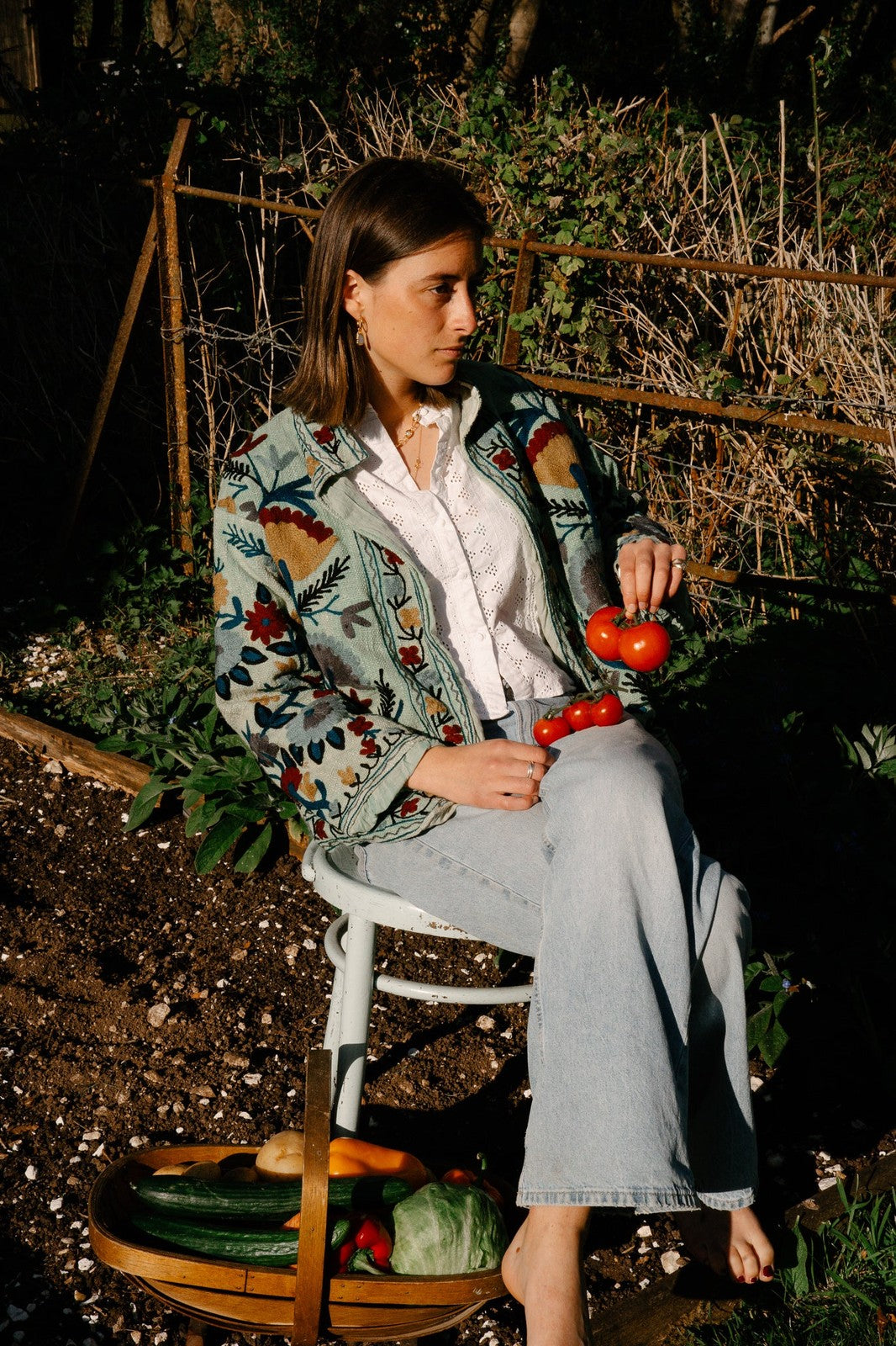 Suzani Jacket - Green