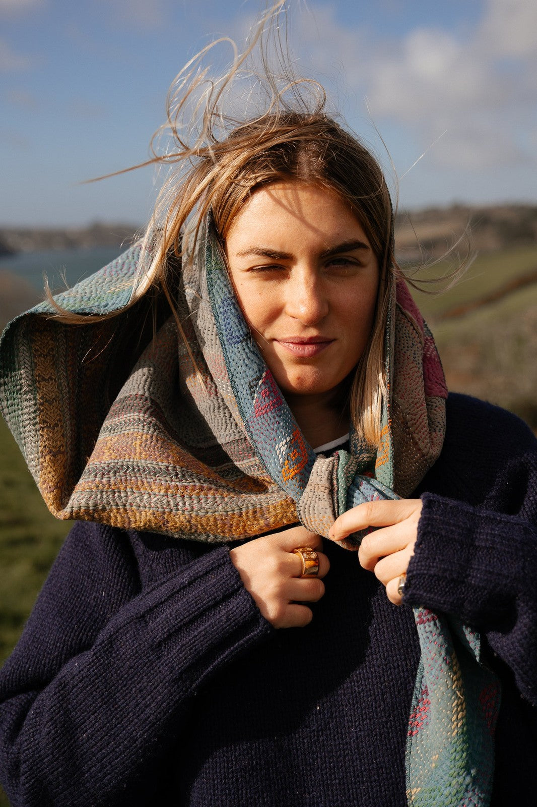 Kantha Scarf