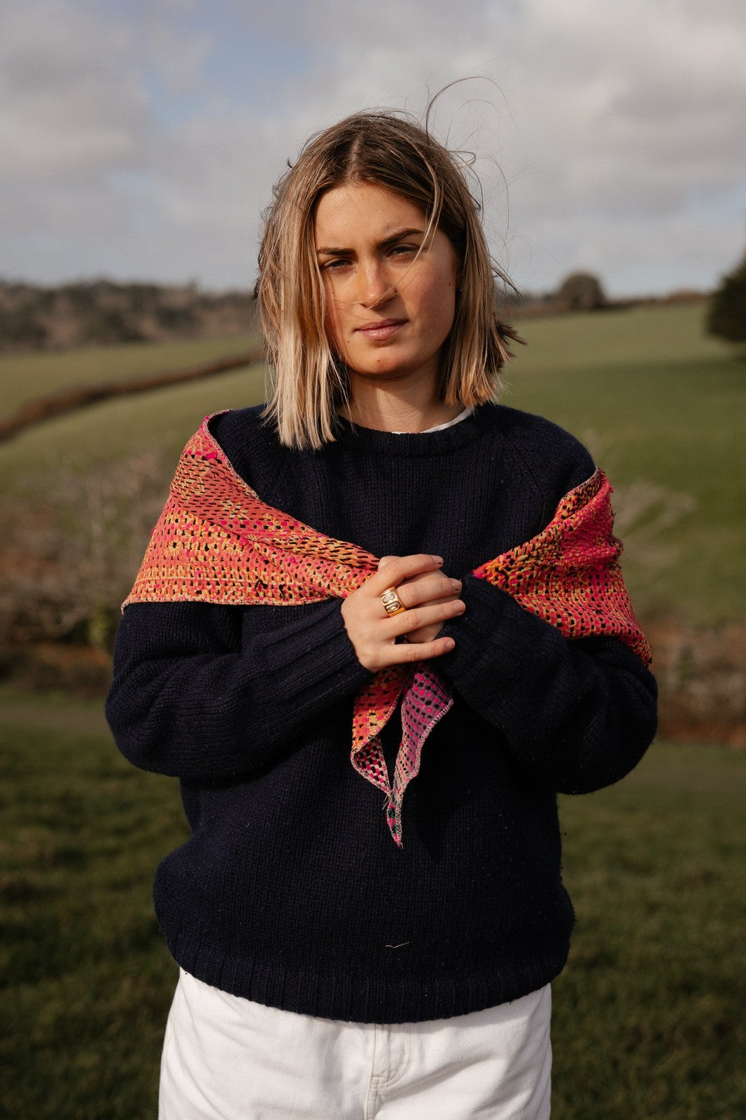 Kantha Scarf