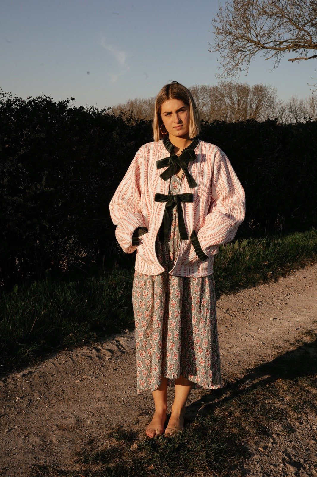 Reversible Jacket - Red and Pink