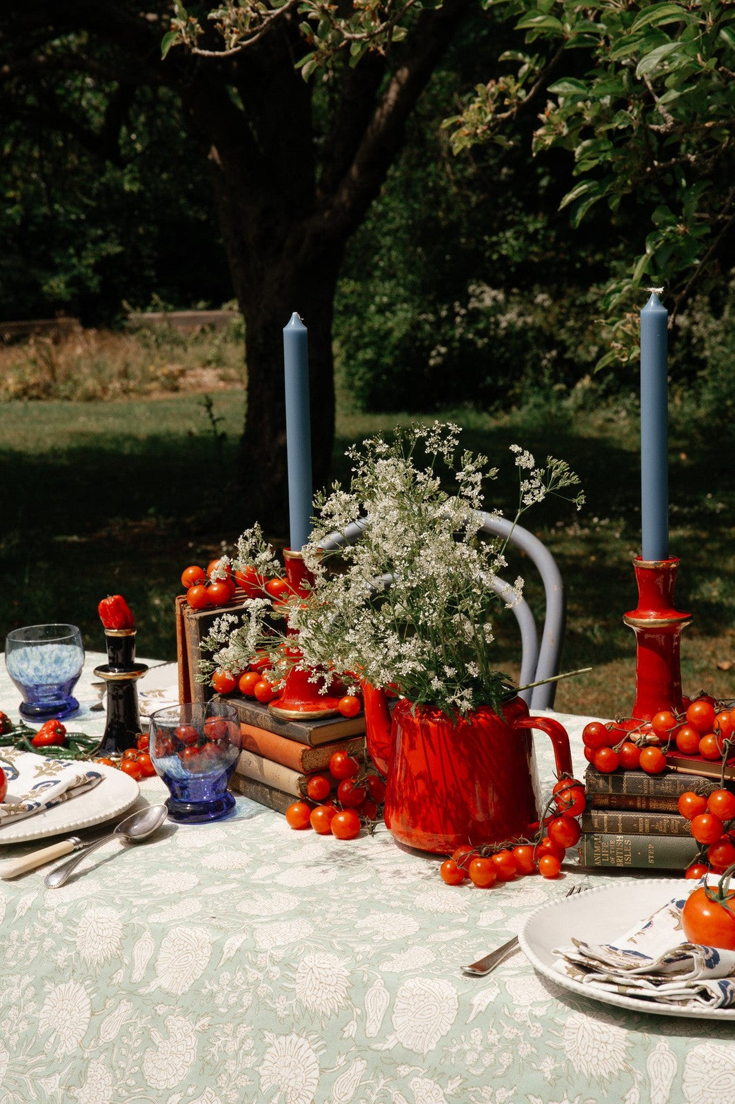 Pistachio Floral Tablecloth