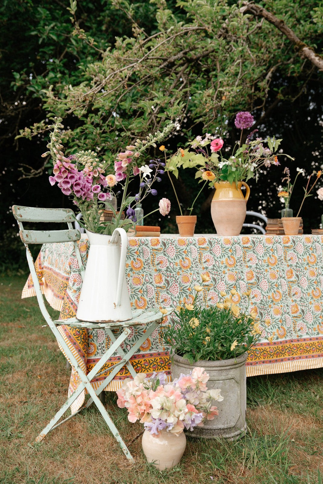 Garden Bloom Floral Tablecloth