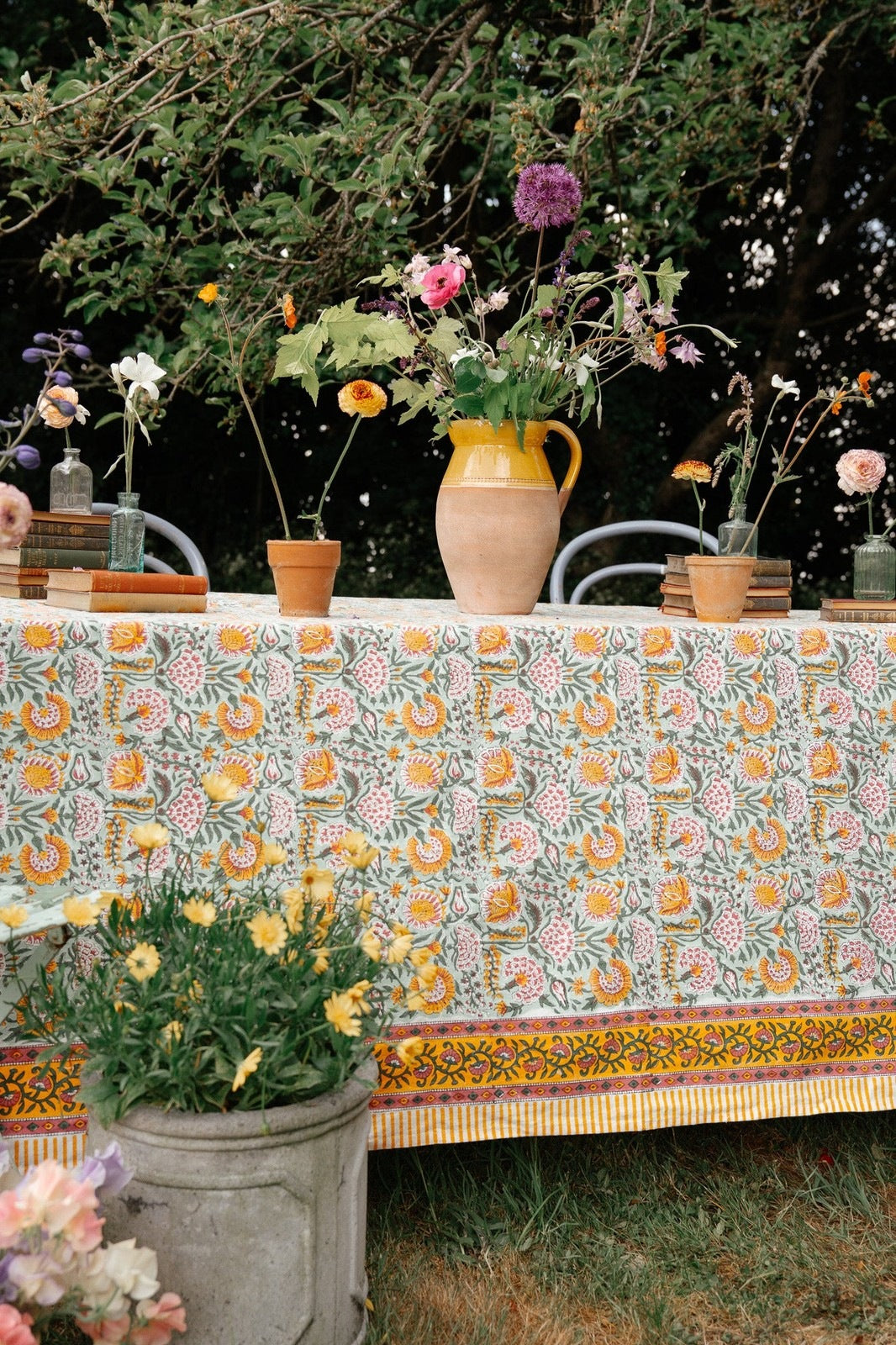 Garden Bloom Floral Tablecloth