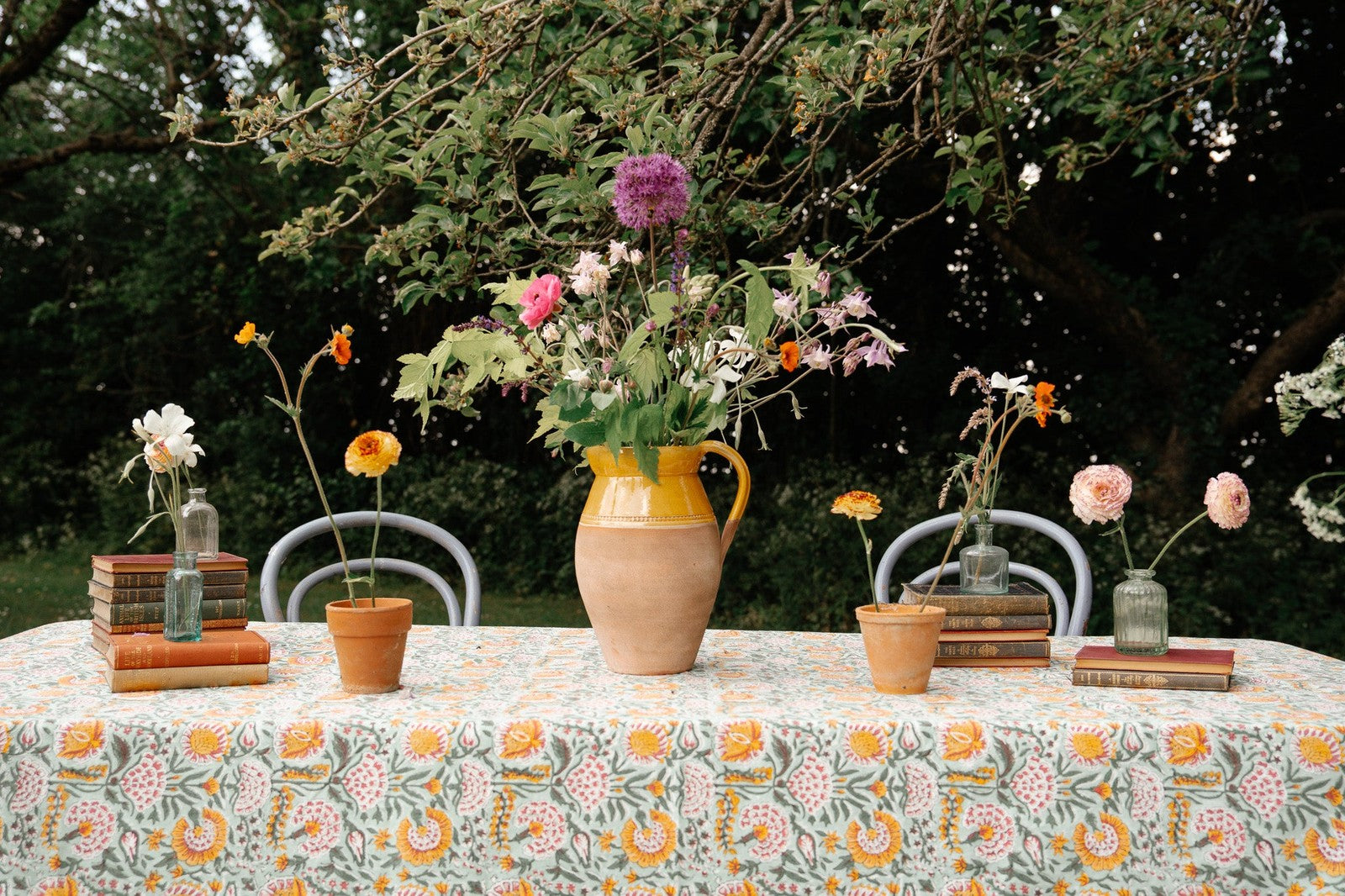 Garden Bloom Floral Tablecloth