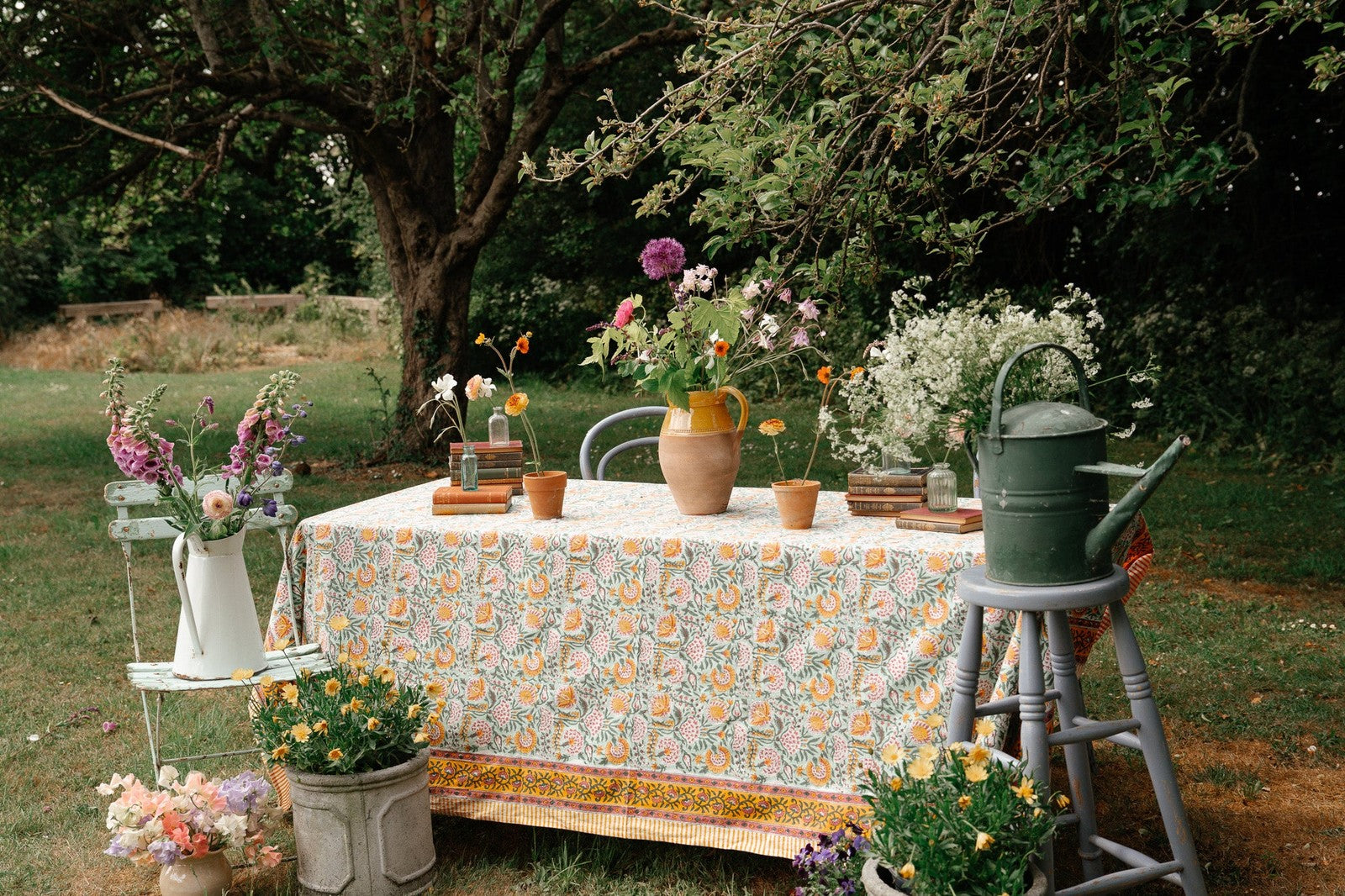 Garden Bloom Floral Tablecloth