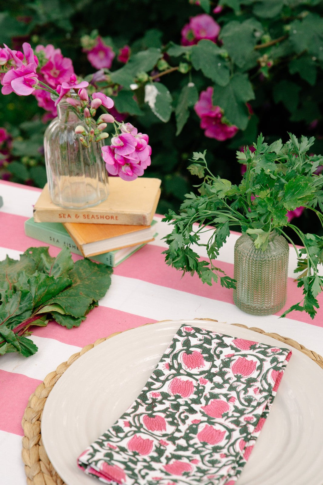 Pink Zucchini Napkin x 4