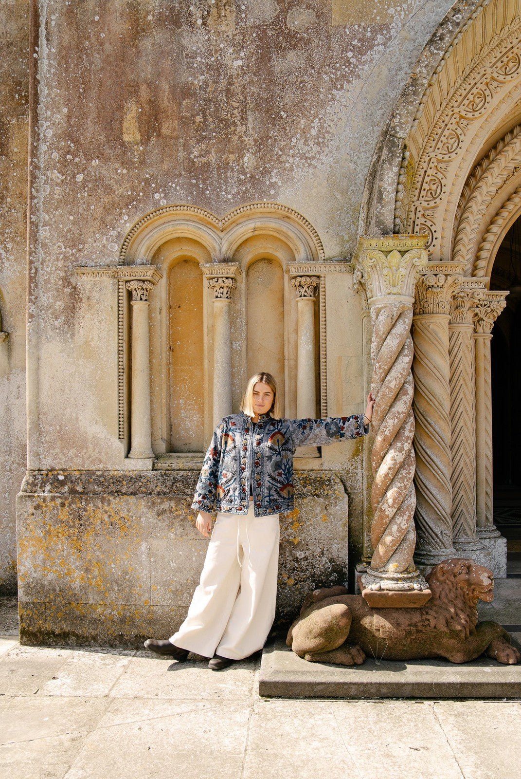 Suzani Jacket - Grey