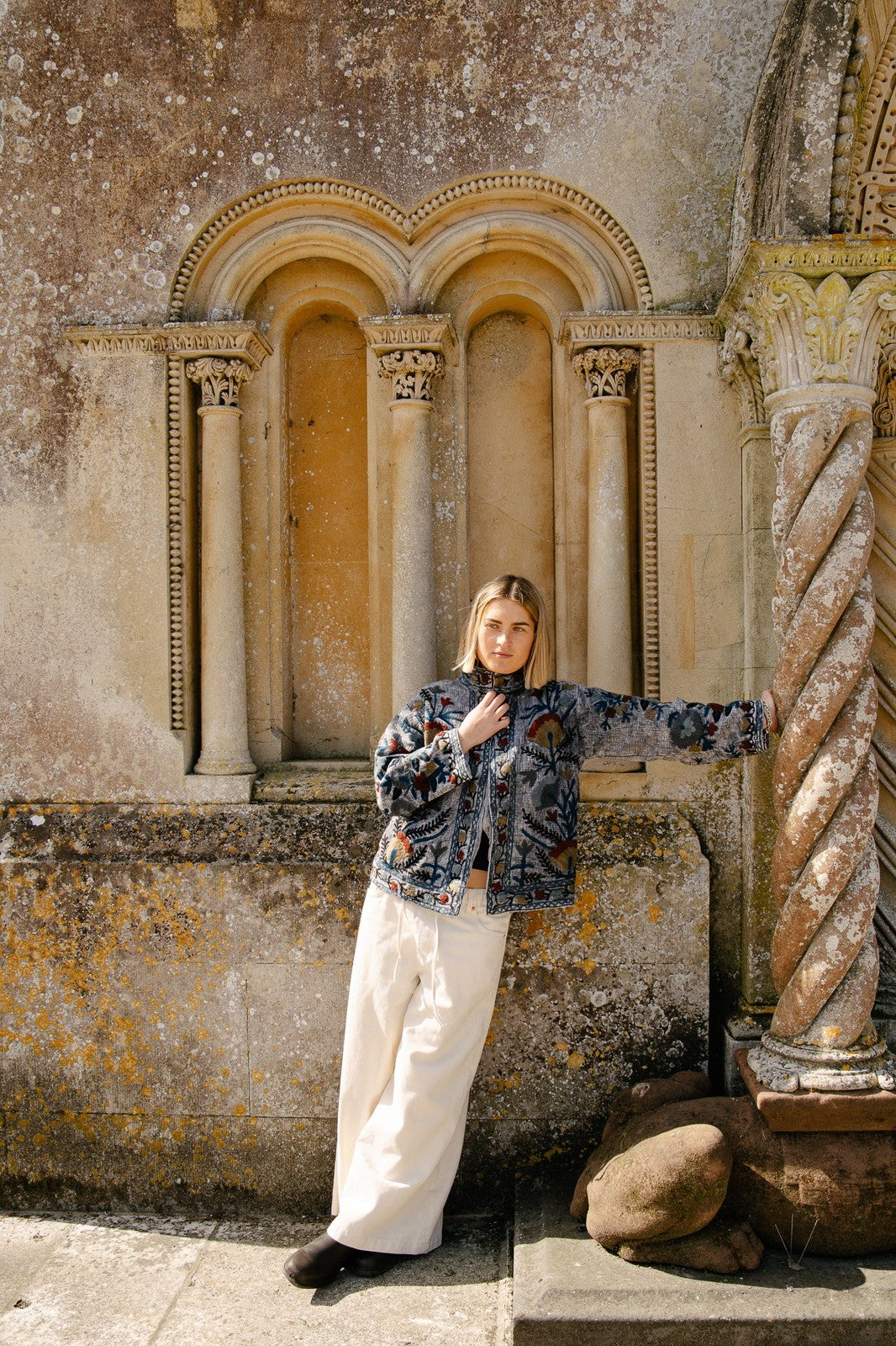 Suzani Jacket - Grey