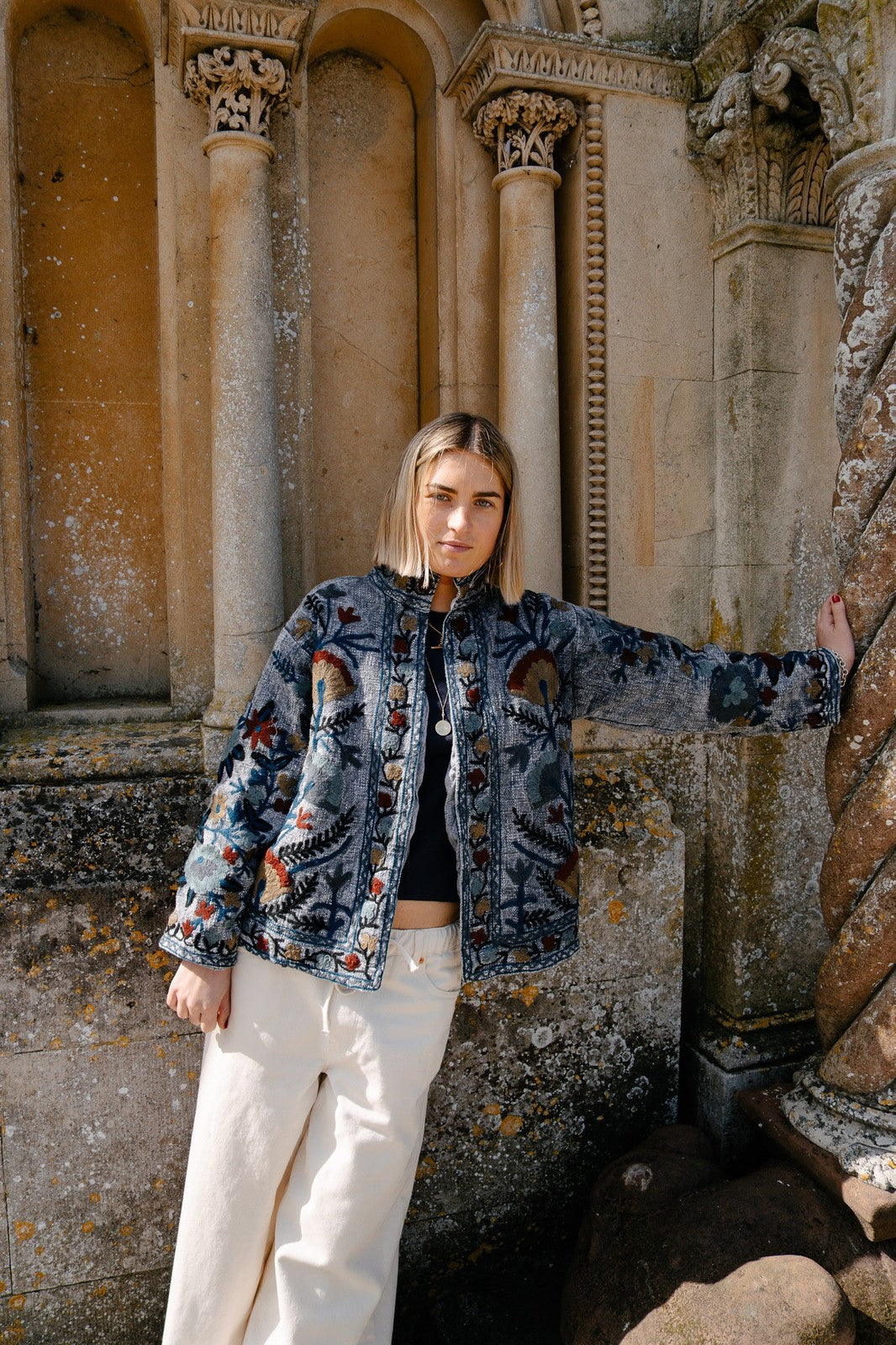 Suzani Jacket - Grey