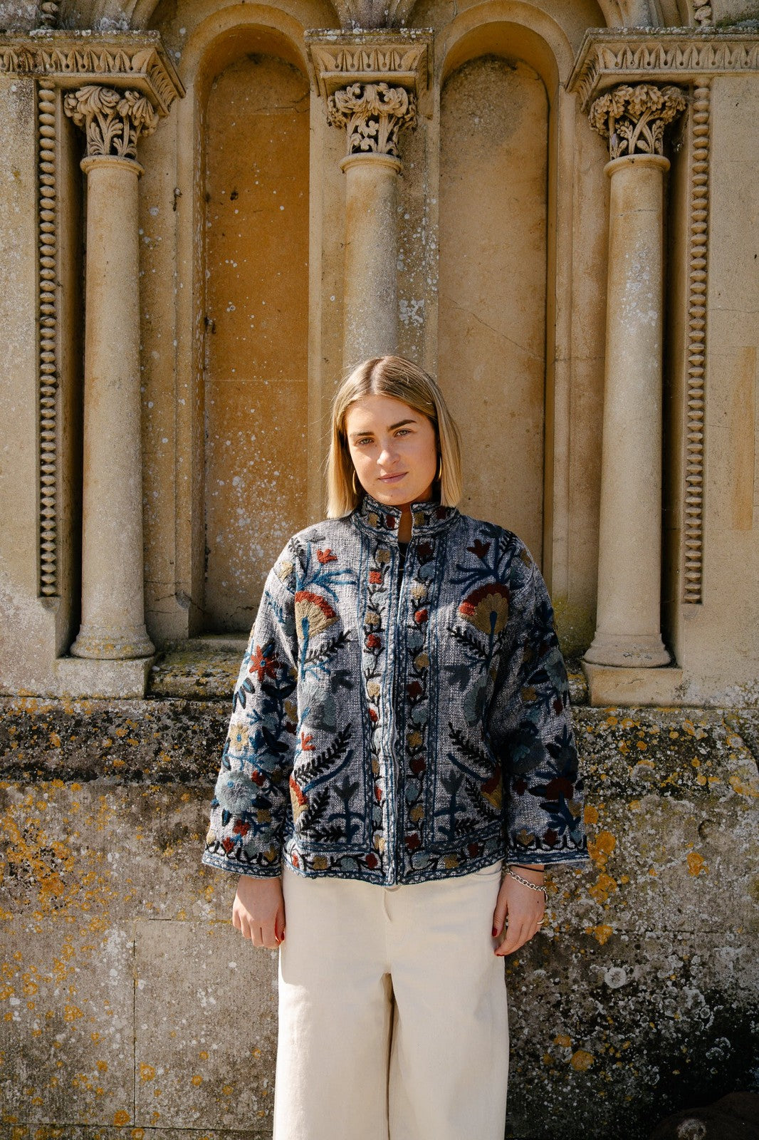 Suzani Jacket - Grey